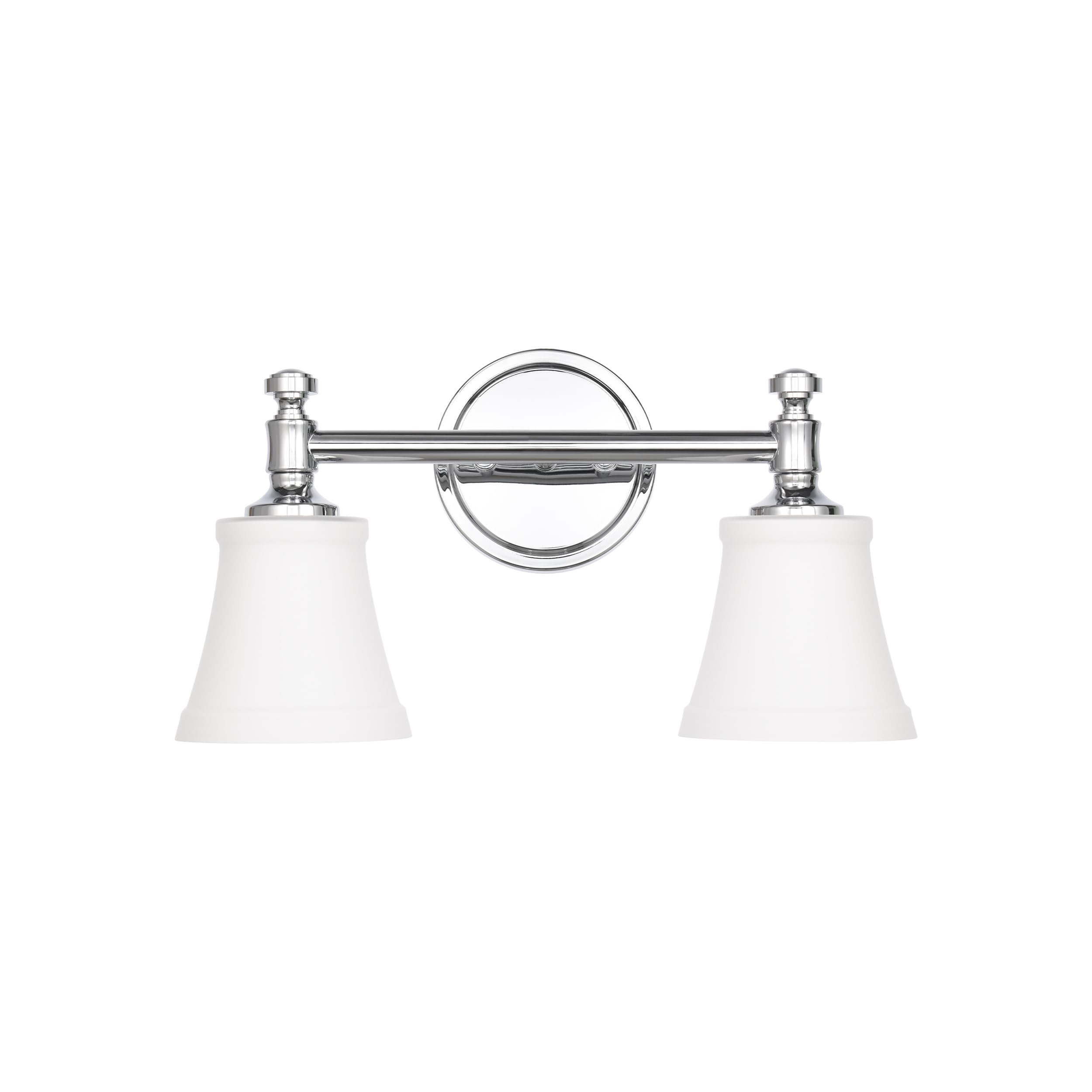 Hanaloa Bathroom Vanity Light Fixtures, Traditional Chrome 2 Lights Wall Sconce Lighting With Opal Glass Shade, Porch Wall Mount Light Fixture For Bathroom, Mirror Cabinets Hallway Stairs