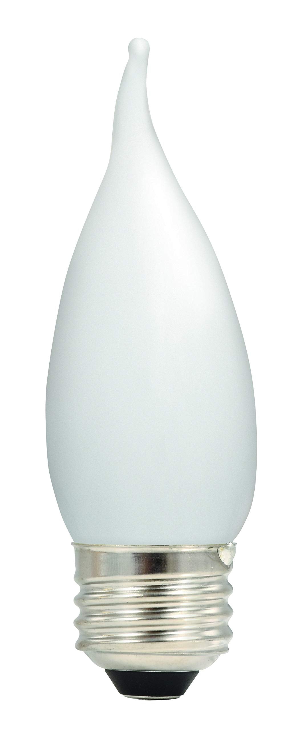 LEDVANCE Candelabra Light Bulb, 60W Soft White, Dimmable, Frosted, 2 Count, Model 40783
