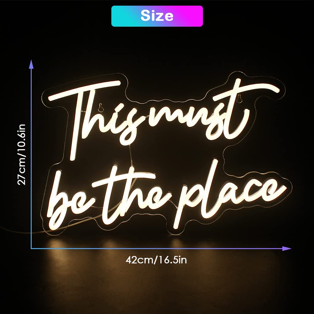JURONGYILU Neon Sign Warm White LED Wall Decor for Bedroom, Salon, Man Cave, malt-inspired Home Bar, Wedding, Birthday Party