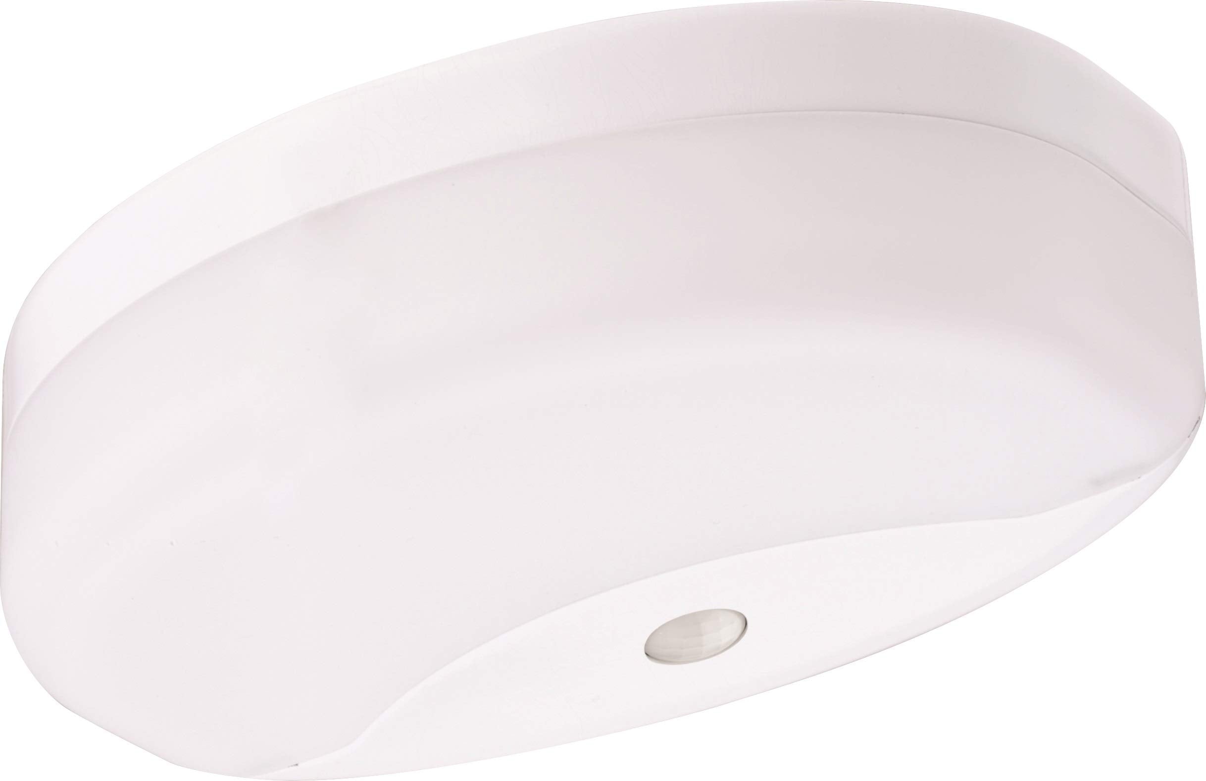 Lithonia Lighting 7 Inch Flush Mount Led Ceiling Light With Motion Sensor,120 Volts, 10 Watts, Wet Listed, 575 Lumens, White (Fm