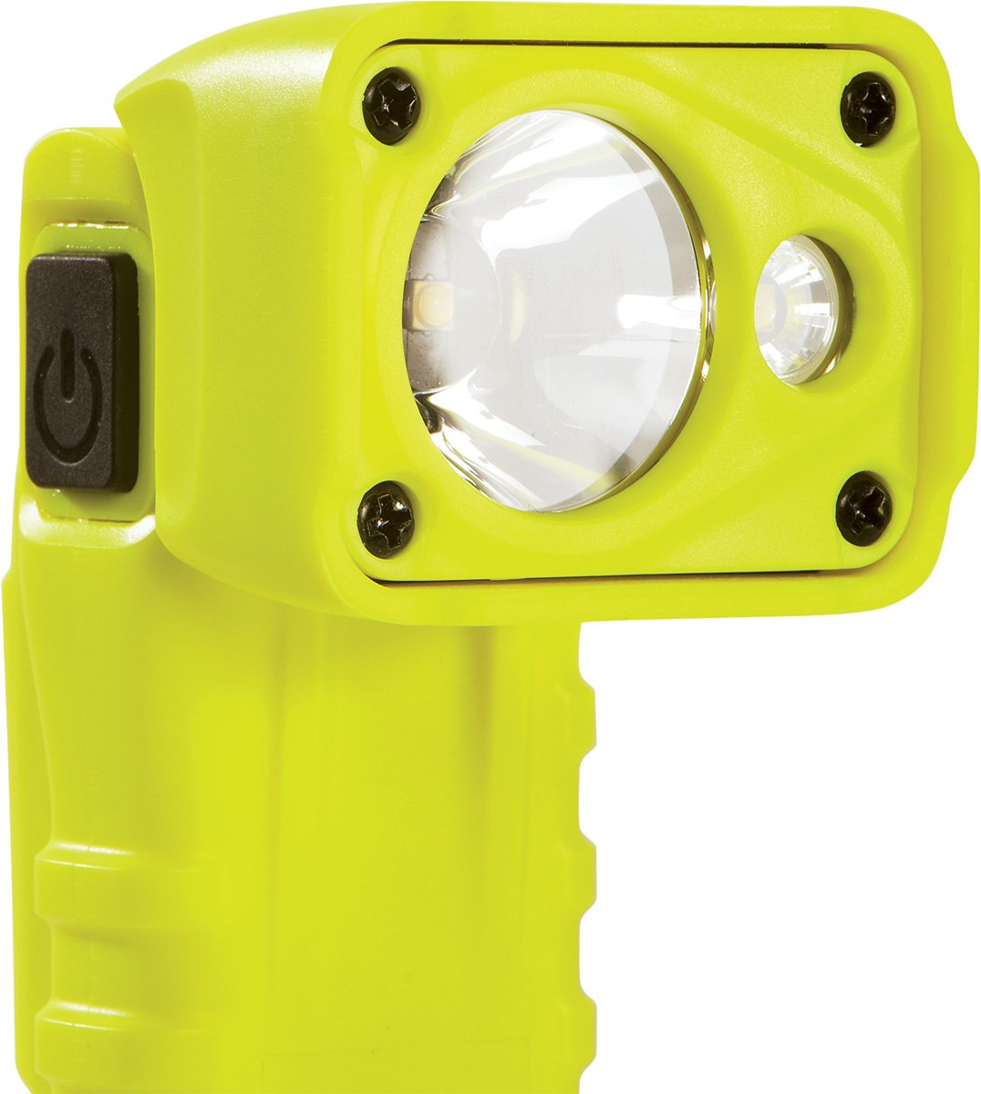 Pelican 3415 Right Angle Led Flashlight - Yellow, Magnetic Clip, One Size, Durable Abs Material