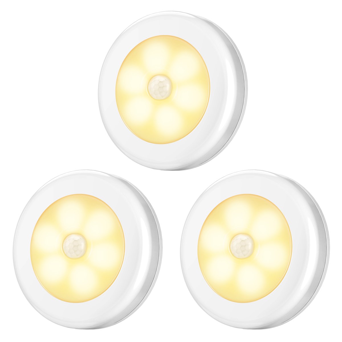Amir Upgraded 3.15    Motion Sensor Light Indoor, Cordless Battery Powered Stick On Led Night Lights For Closet, Stair, Under Ca