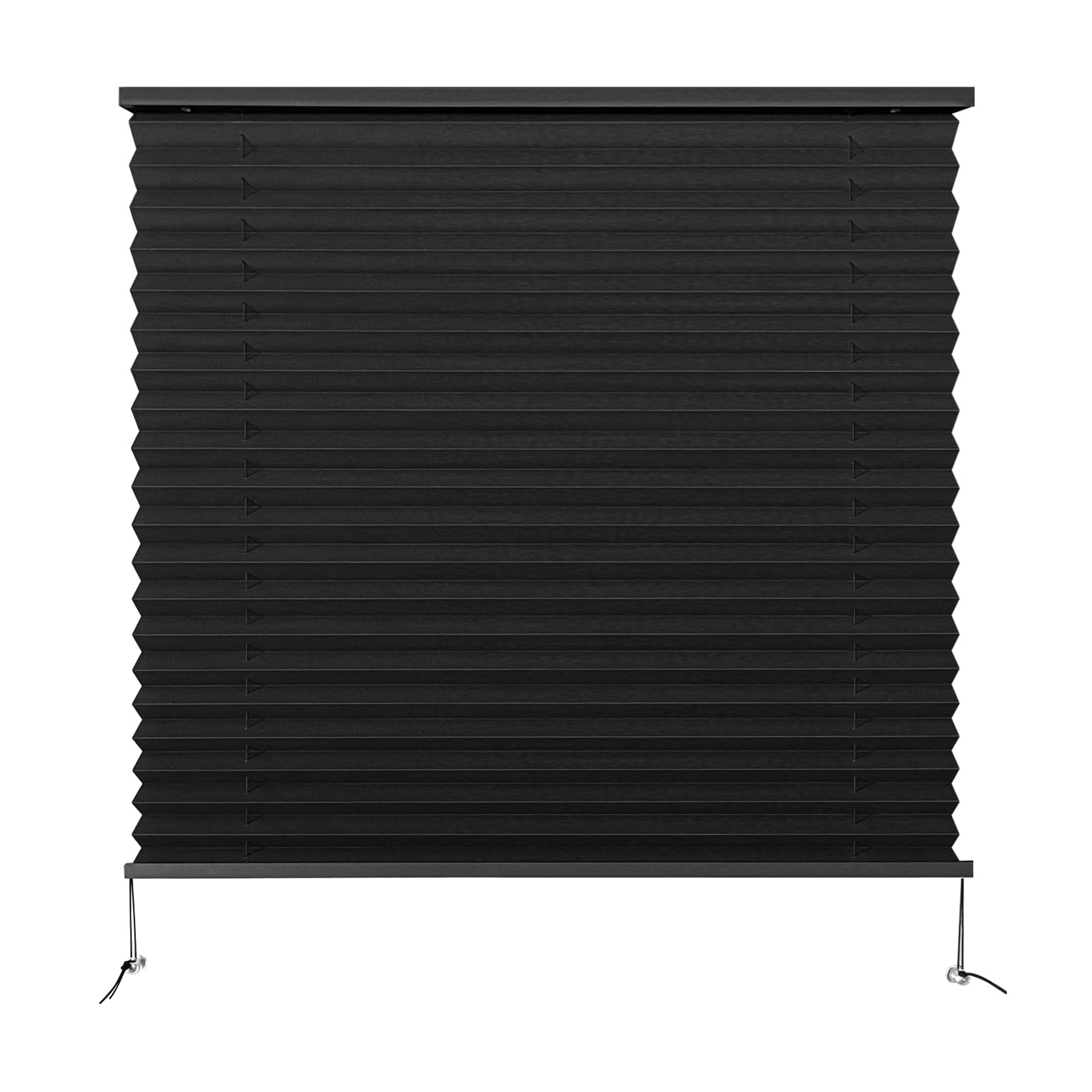 Dulepax Rv Blinds,Rv Pleated Shades,Rv Blinds Pleated Shades, 26'' W X 24'' L Black Rv Window Shades,Camper Blinds,Rv Window Bli