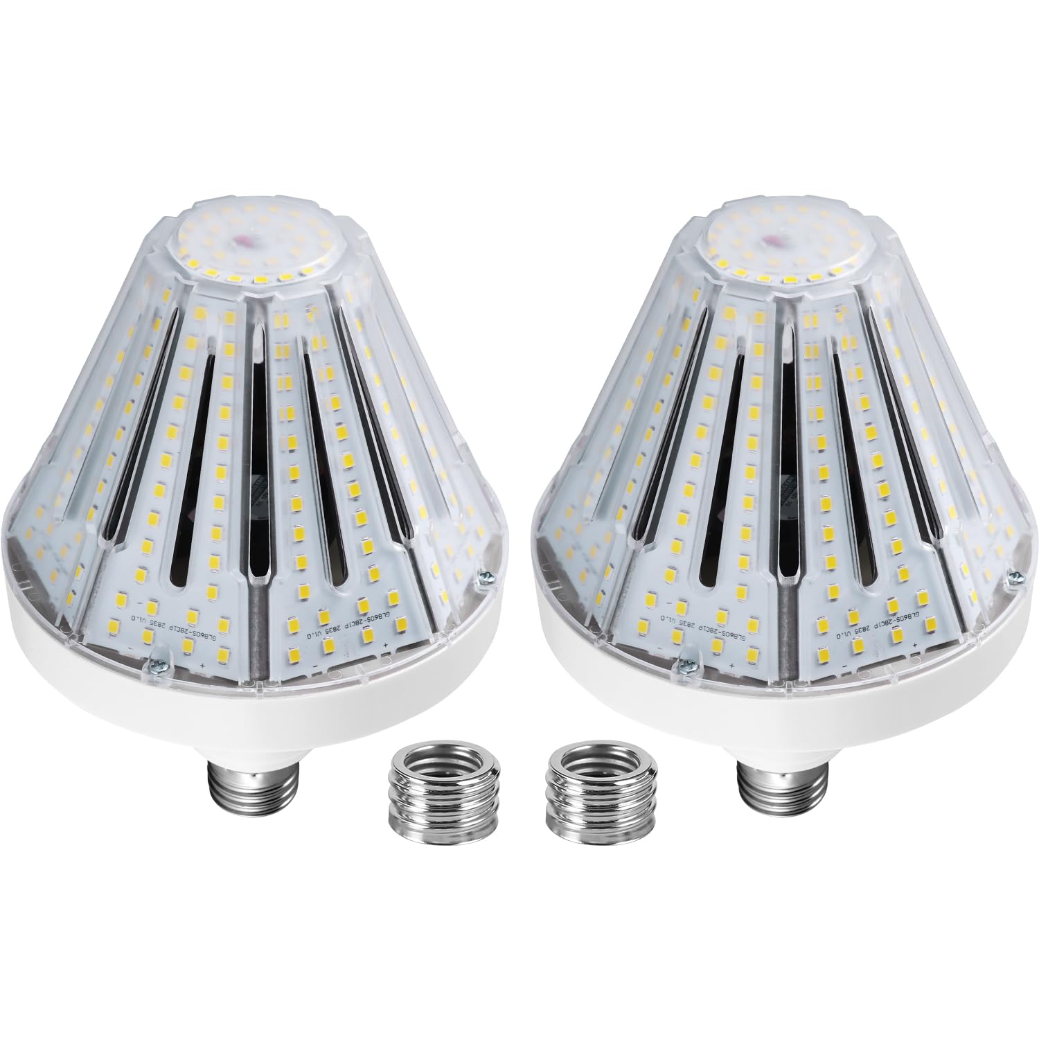 Ns 1-Set 120W Ultra-Bright Flicker-Free Led Bulbs (18,500Lm | 5000K Daylight | Cri 90) - Dual E39/E26 Base With Built-In Cooling