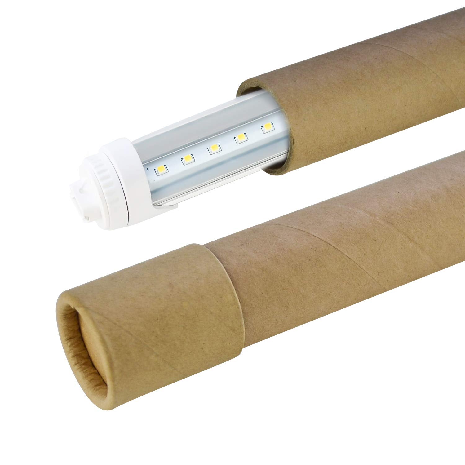 WYZM R17D LED Tube Light 20W F48T12/CW/HO 4-Pack 5500K White Color