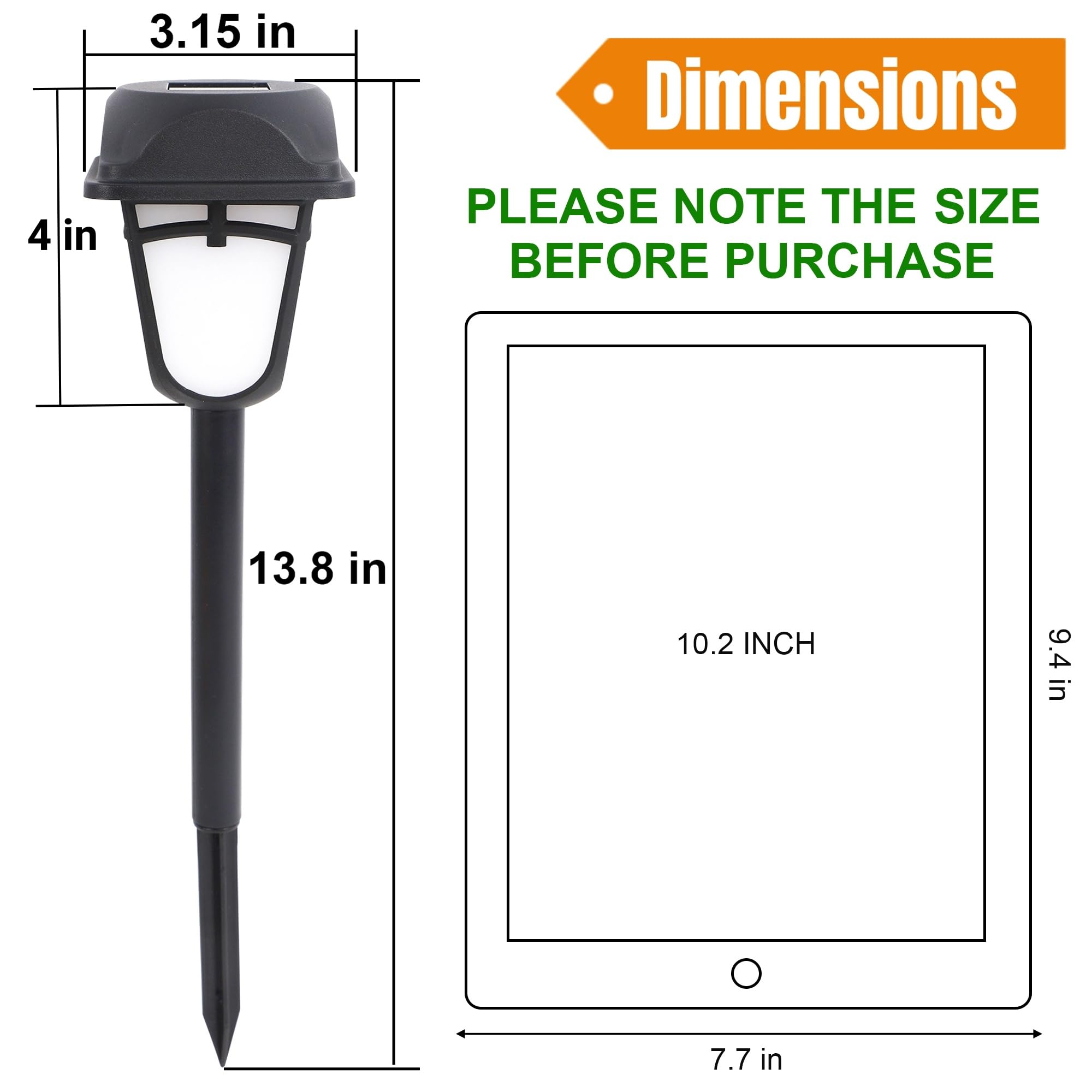 Dynaming Solar Flame Torch Lights Outdoor, 9 Pack Flickering Flame Pathway Solar Lights, Auto On/Off Garden Decorative Lights, Waterproof Landscape Lighting For Lawn Patio Yard Walkway Deck Driveway