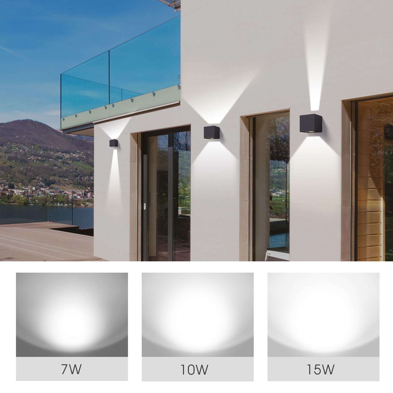 Gonhom 3 Way Led Light Bulbs 50 100 150W Equivalent, Daylight White 5000K 3 Way Light Bulbs, A19 Three Way Light Bulbs,E26 Base 3-Way Light Bulbs For Reading,Living Room-4 Pack