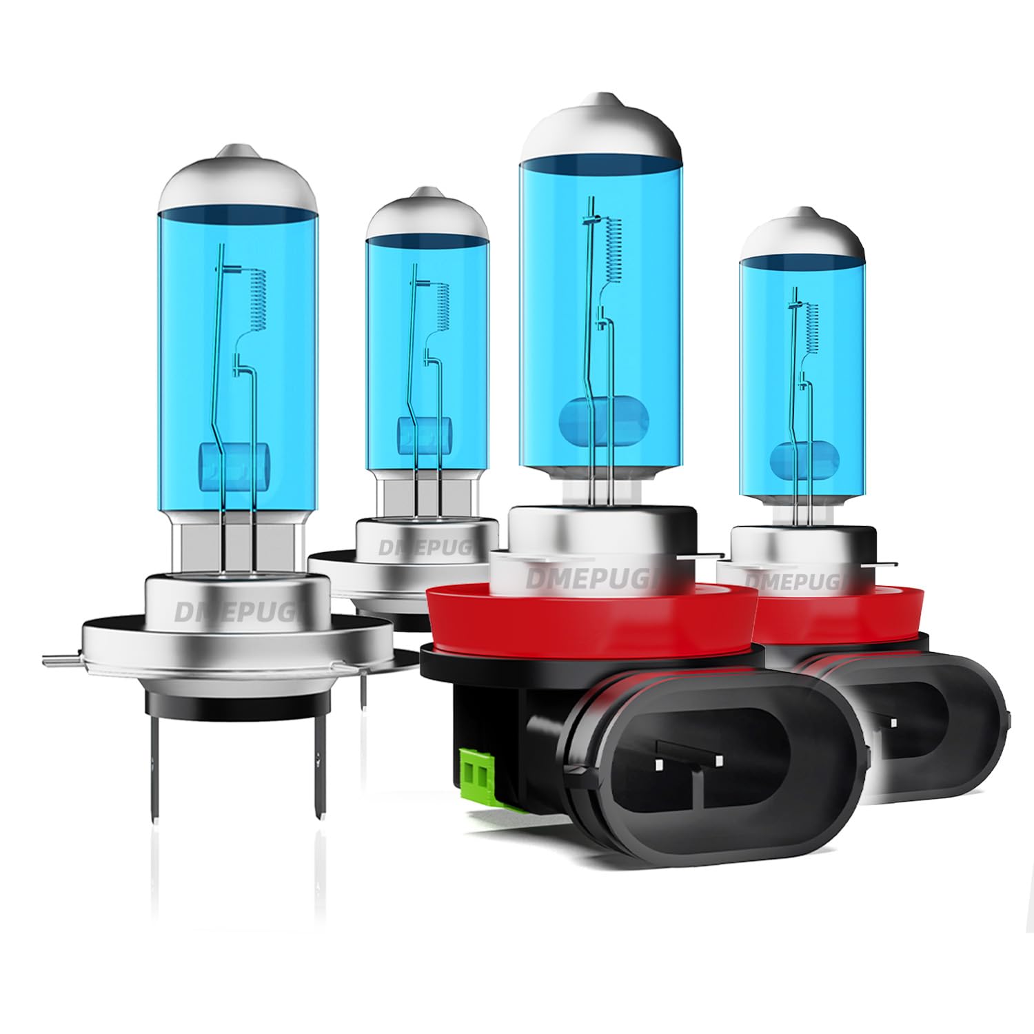 DMEPUGI Light Bulbs Compatible With Buick Regal 2011-2013 halogen Headlight Bulbs Front Bulb Bright Light halogens Combo, H7 Hig