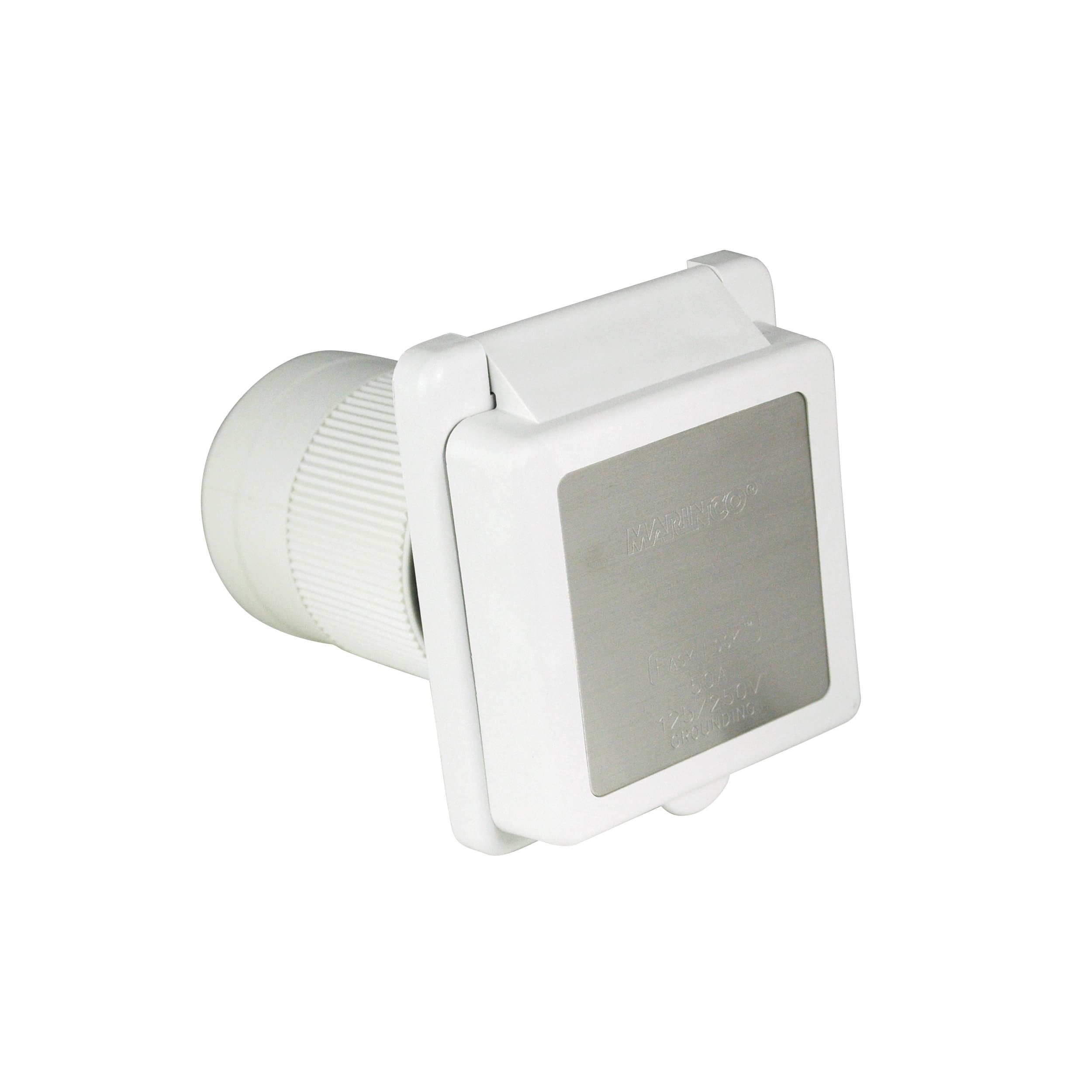 Marinco 6353ELCB Marine Electrical Inlet Replacement Cap and Bezel, 50 Amp, 125/250V, Replc Cap & Bezel