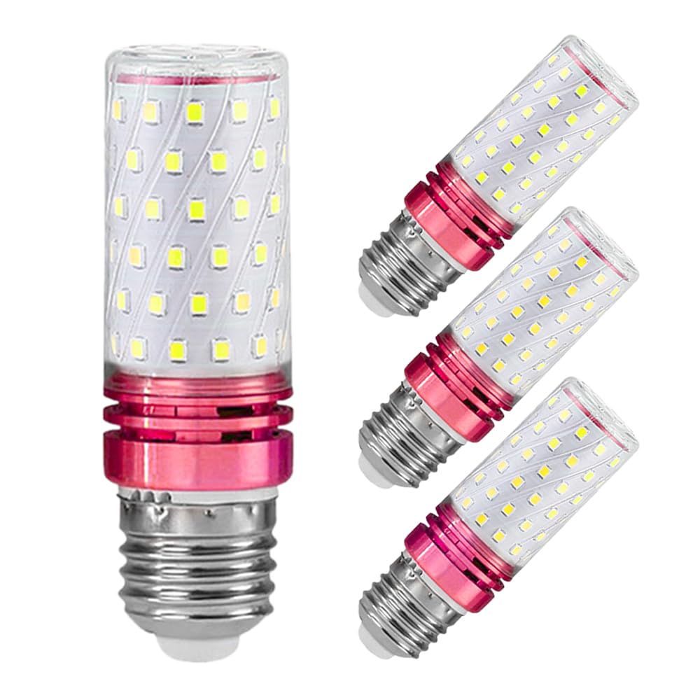 E26 Led Corn Light Bulbs,12W Cool White 6000K, Equivalent To 100W E26 Halogen Bulbs,Ac 110-220V, 360 Beam Angle,Edison Screw Ses