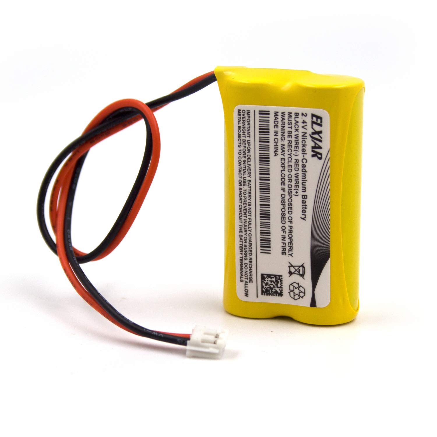 Elxjar (2-Pack) 2.4V 600Mah Bp2-A Dual-Lite Ni-Cd Battery Pack Replacement For Exit Sign Emergency Light, Csxwreb3 Hubbel Batter