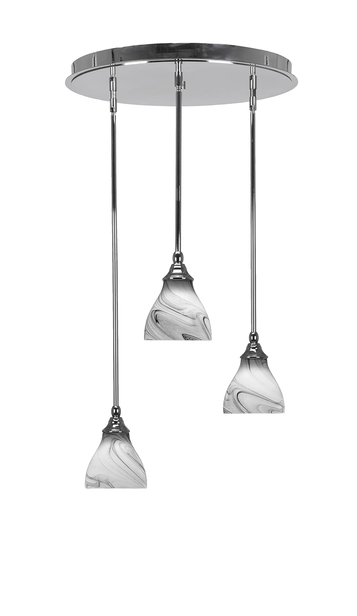 Empire 3 Light Cluster Pendalier in Chrome Finish (2183-CH-4769)