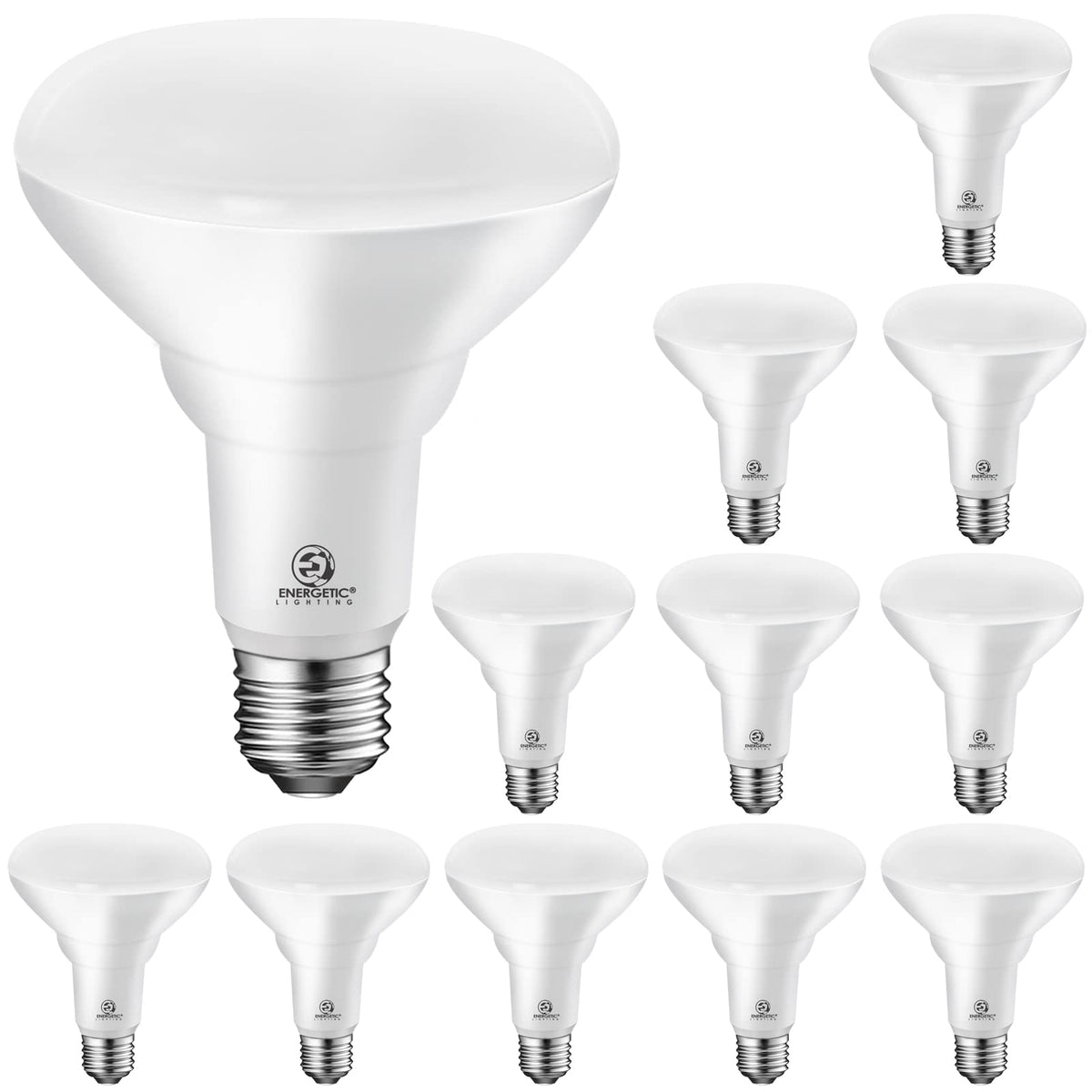 Energetic Led Recessed Light Bulbs Br30, 85W Equivalent, Dimmable, Soft White 2700K, Indoor Flood Lights For Recessed Cans, Ul L
