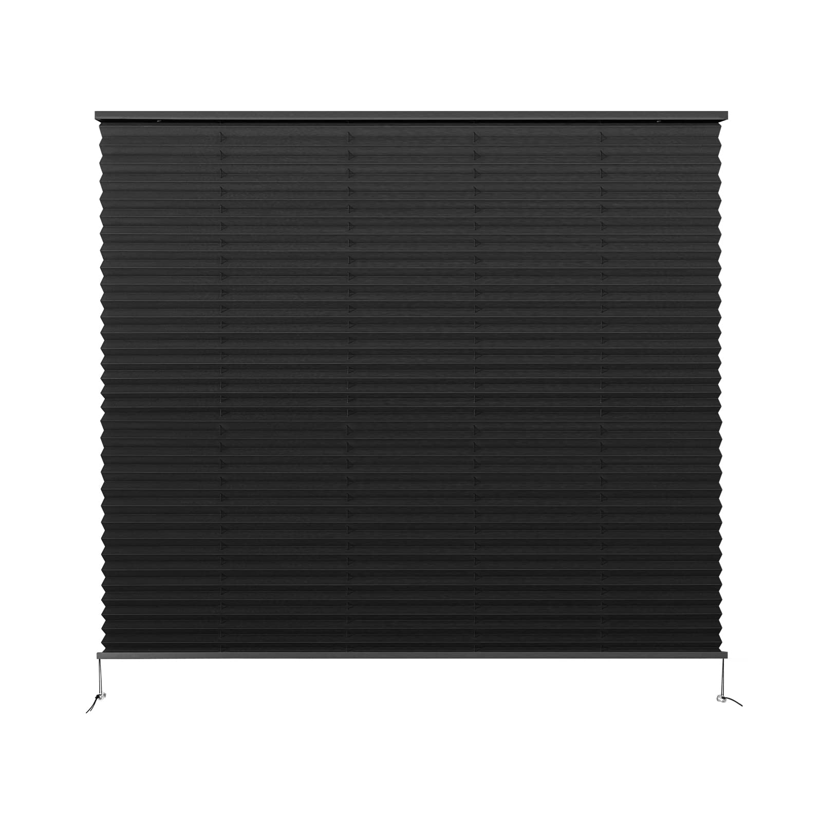 Dulepax Rv Blinds,Rv Pleated Shades,Rv Blinds Pleated Shades, 44'' W X 38'' L Black Rv Window Shades,Camper Blinds,Rv Window Bli