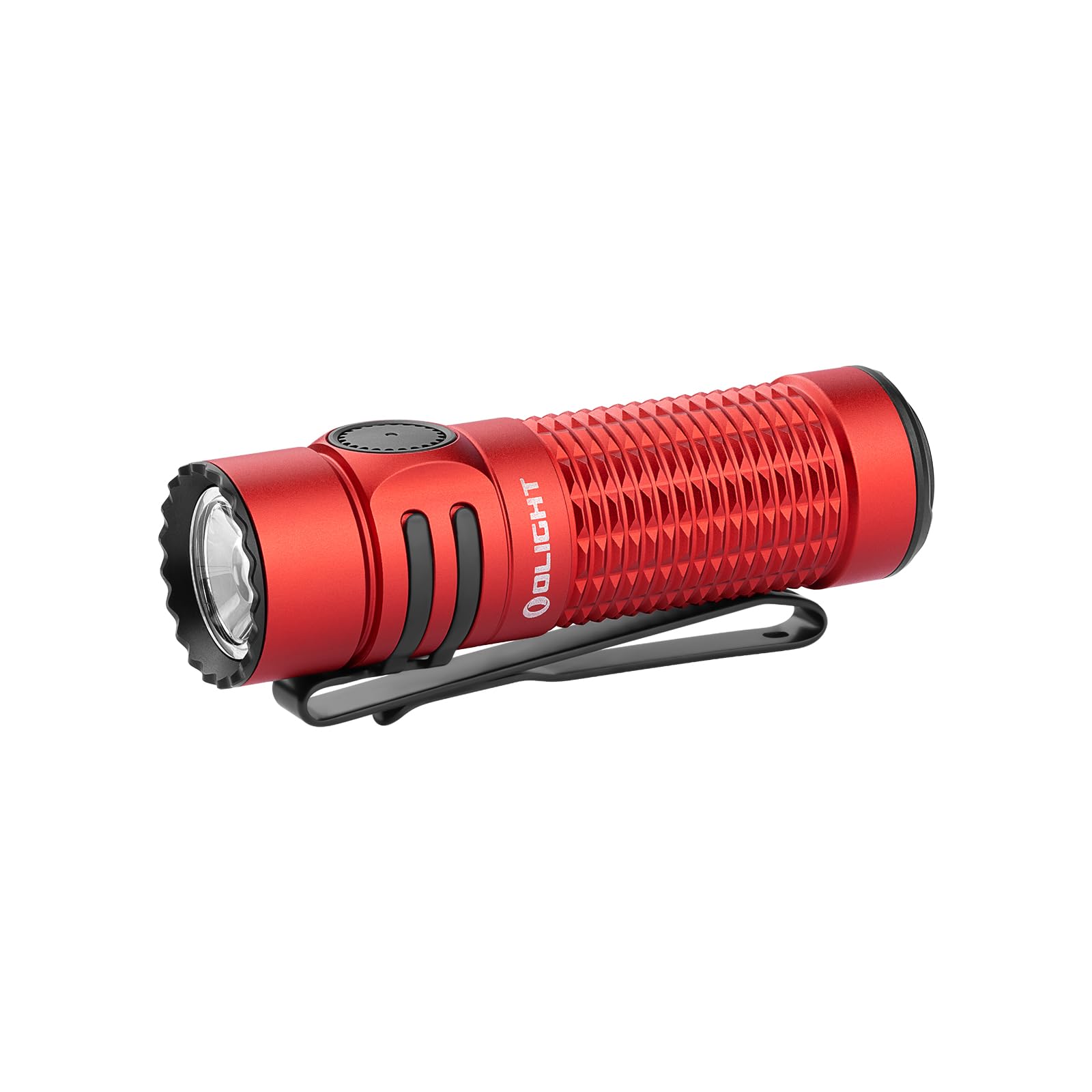 OLIGHT Warrior Nano Tactical Flashlight, 1200 Lumens, Rechargeable, Dual Switch, Red