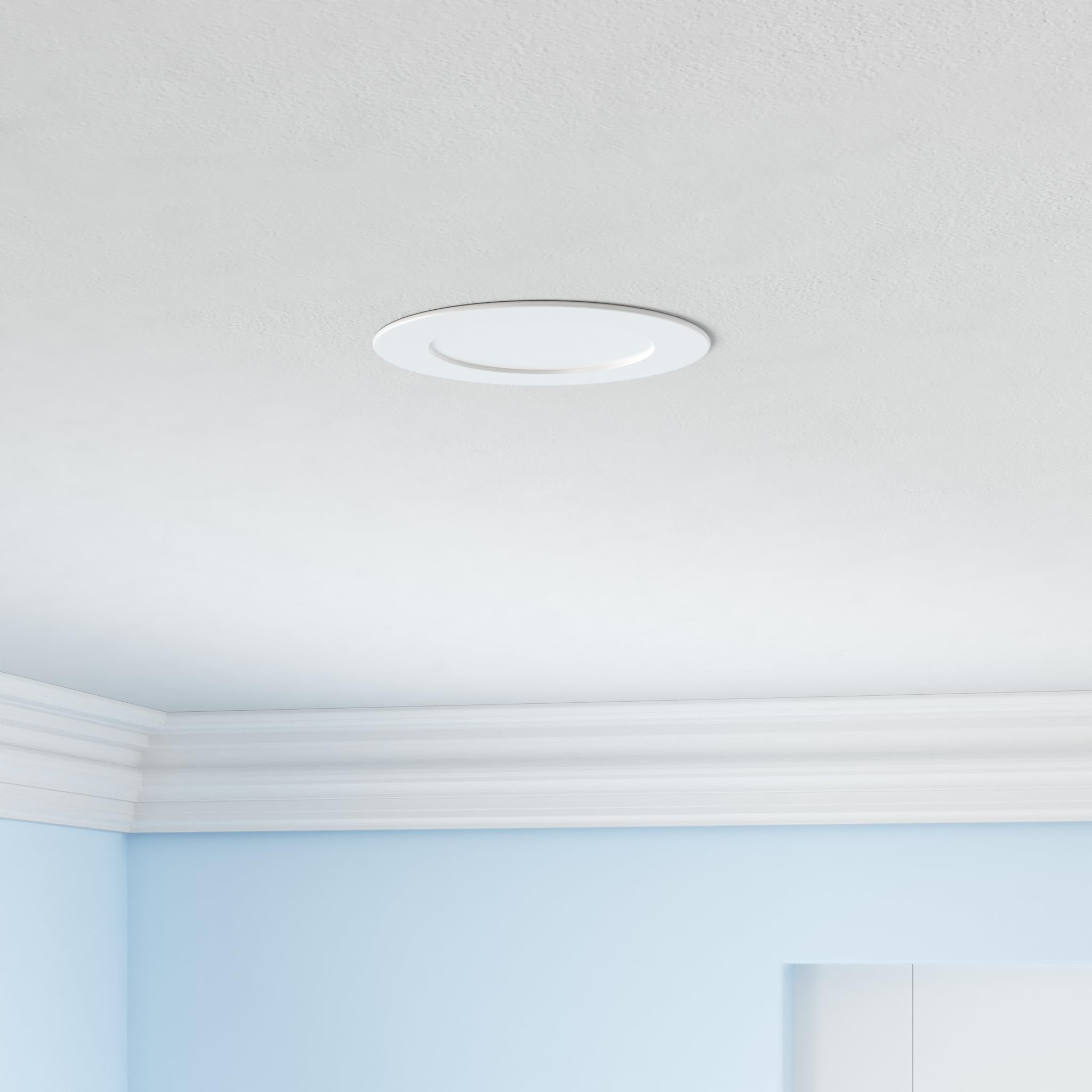 Zouzai 12 Pack 4" Ultra-Thin LED Recessed Lights, 5000K, Dimmable, ETL & Energy Star Certified, Aluminum, Model LBT-4