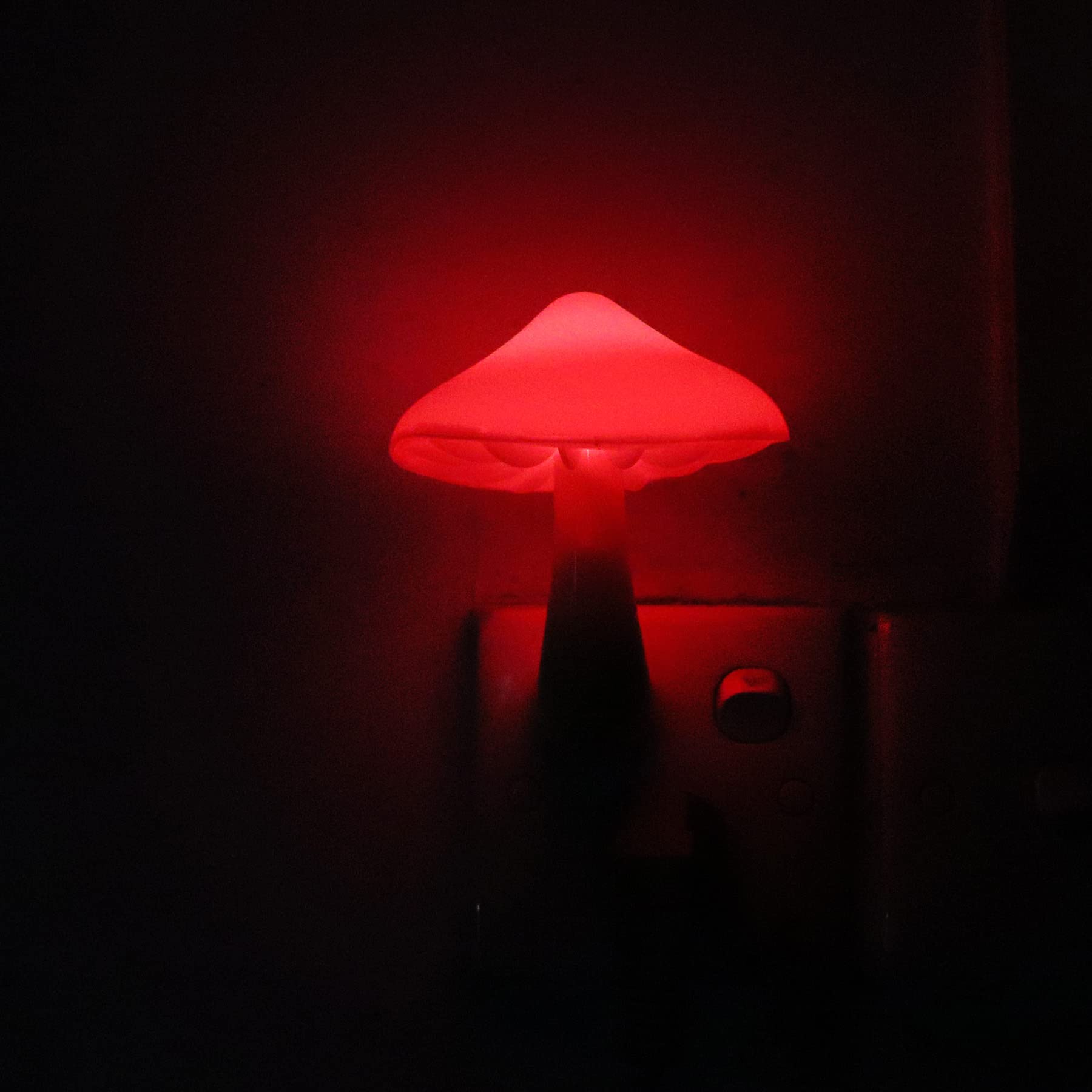 Ausaye 4 Pack Plug In Night Light, Mushroom Light Led Nightlights For Kids, Adults, Bedroom, Bathroom,Hallway, Stairs, Kitchen R