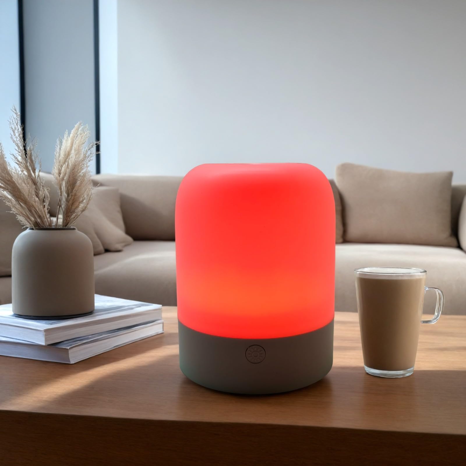 XOIDMIVCN Night Light for Baby Nursery, 8 Colours Bedside Touch Sensor Night Lamps for Kids Breastfeeding and Sleep Aid, USB Rec