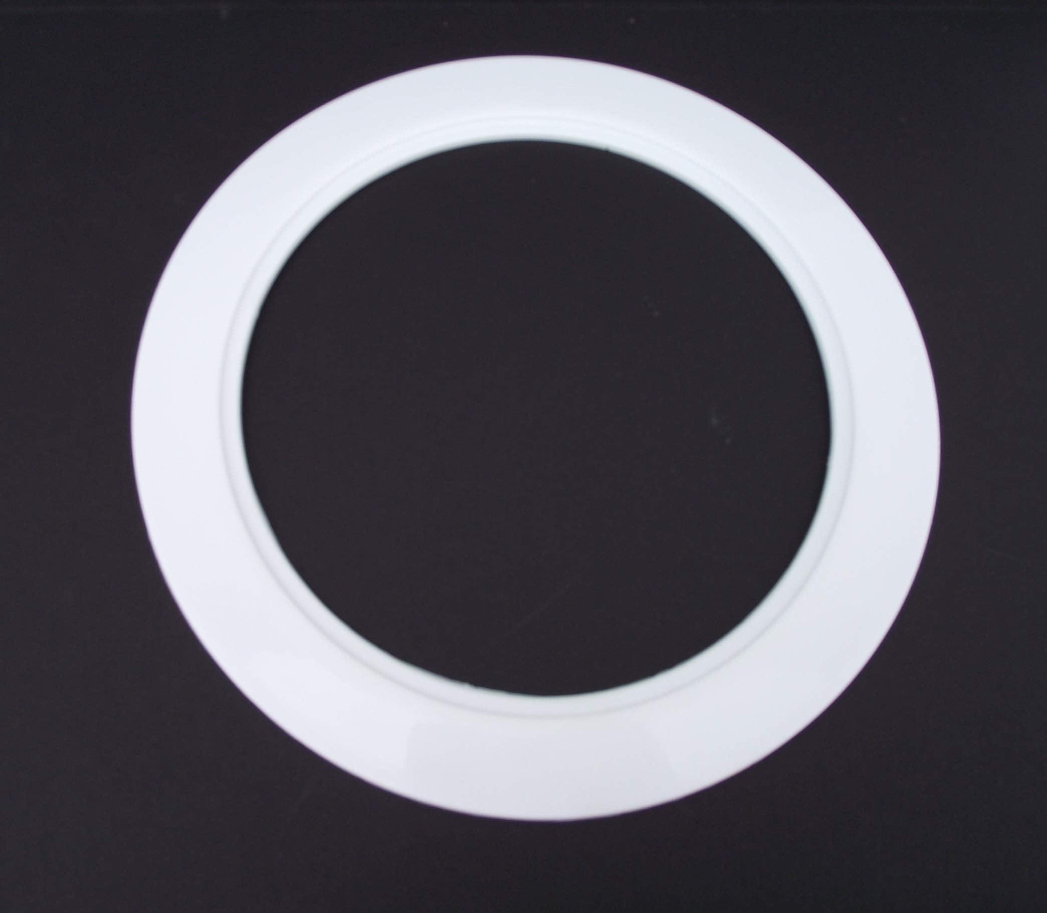 5 Pack-White Light Trim Ring Recessed Can 6'' Inch Over Size Oversized Lighting Fixture