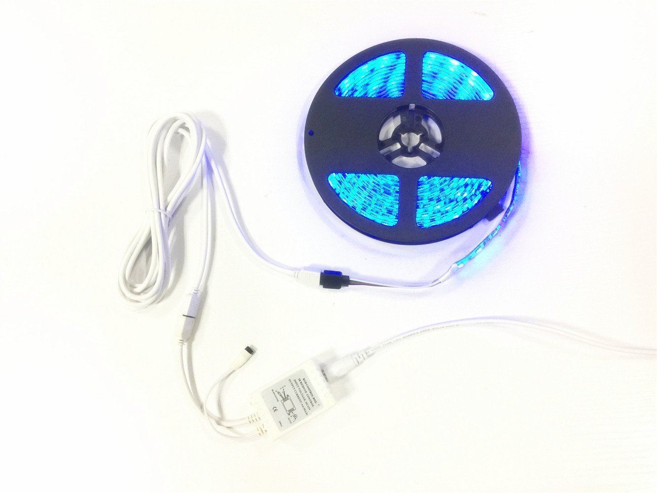 LitaElek RGB LED Strip Extension Cable 3m 2pcs White 4 Pin Connector for SMD 5050 3528 2835
