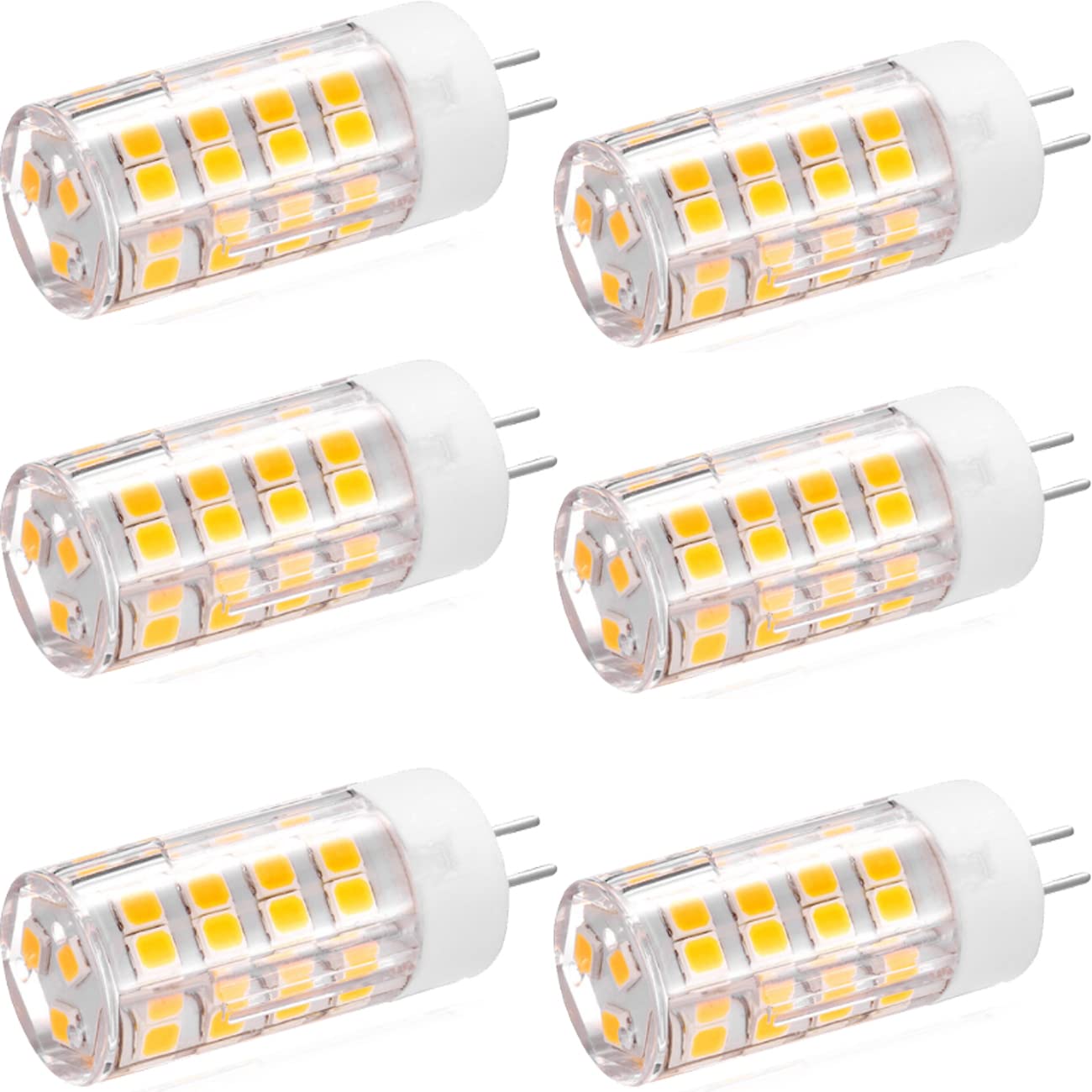 Kakemono G4 Led Bulb 4W 2700K Warm White Bi-Pin T3 Jc Type 12Vac/Dc 40W Halogen Equivalent Non-Dimmable For Outdoor Landscape De