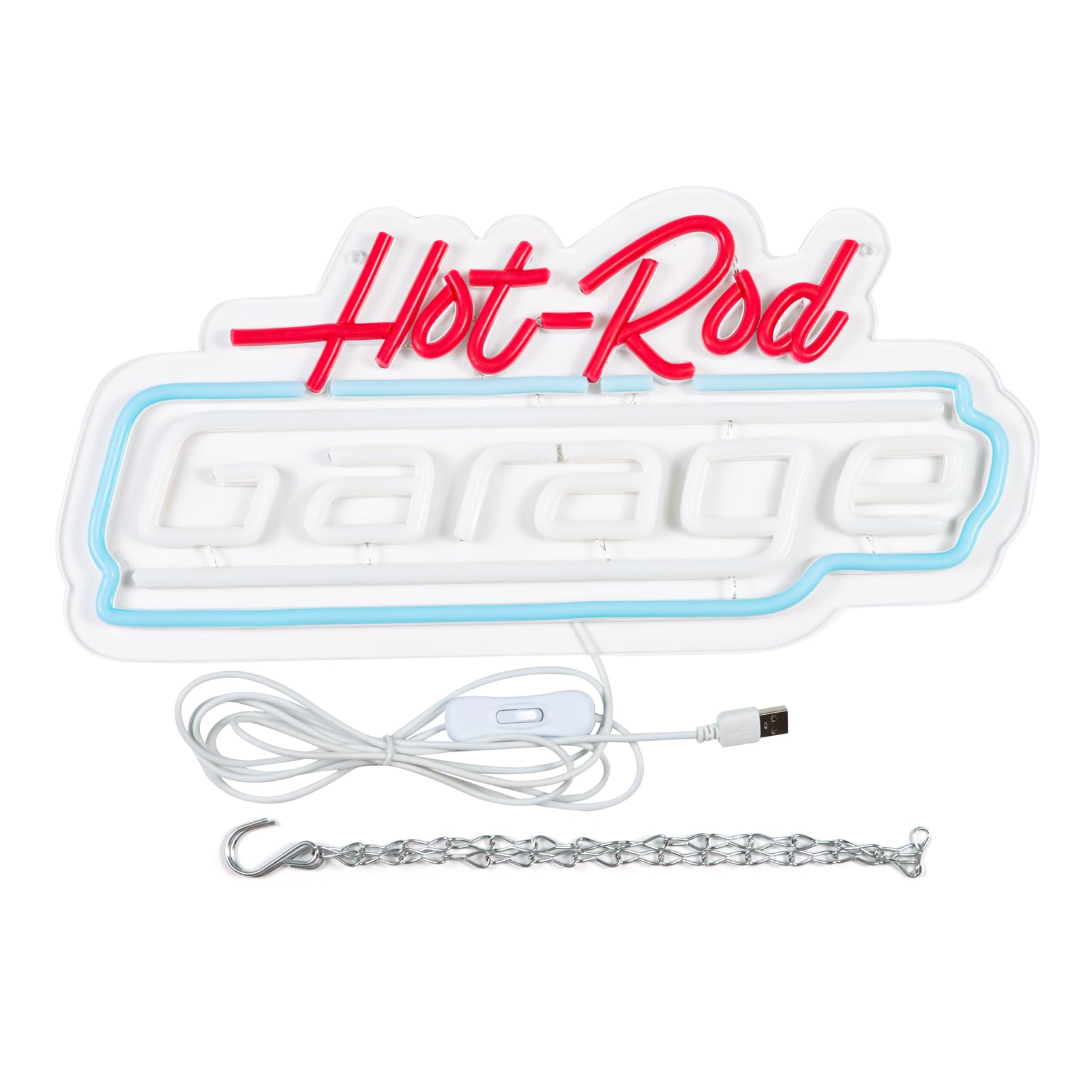 Pugna TV Garage Neon Signs for Wall Decor Neon Lights for Bedroom Led Business Signs Suitable for Man Cave Bar Pub Restaurant Ch