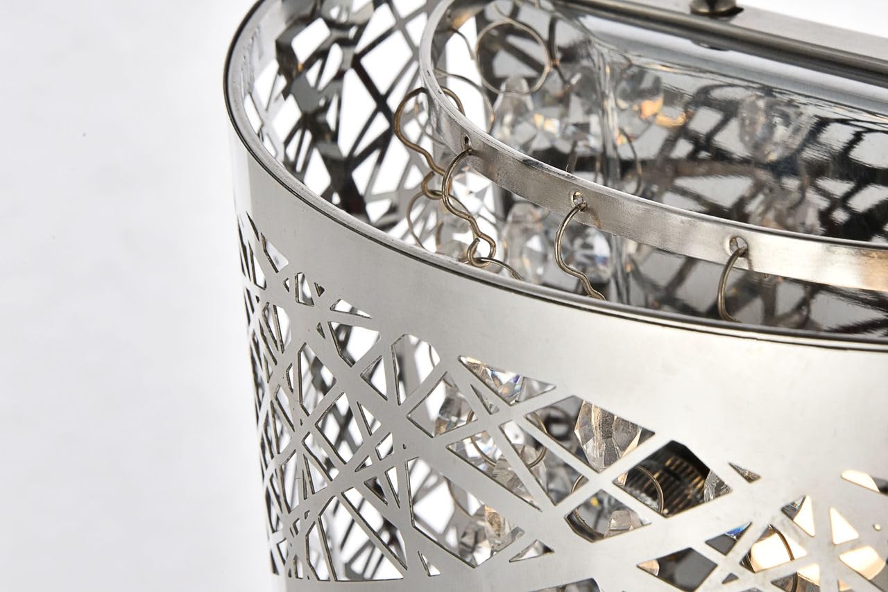 Elegant Lighting Ld5023W8 Owen Single Light 5-7/8" Tall Wall Sconce - Ada Compli, Chrome