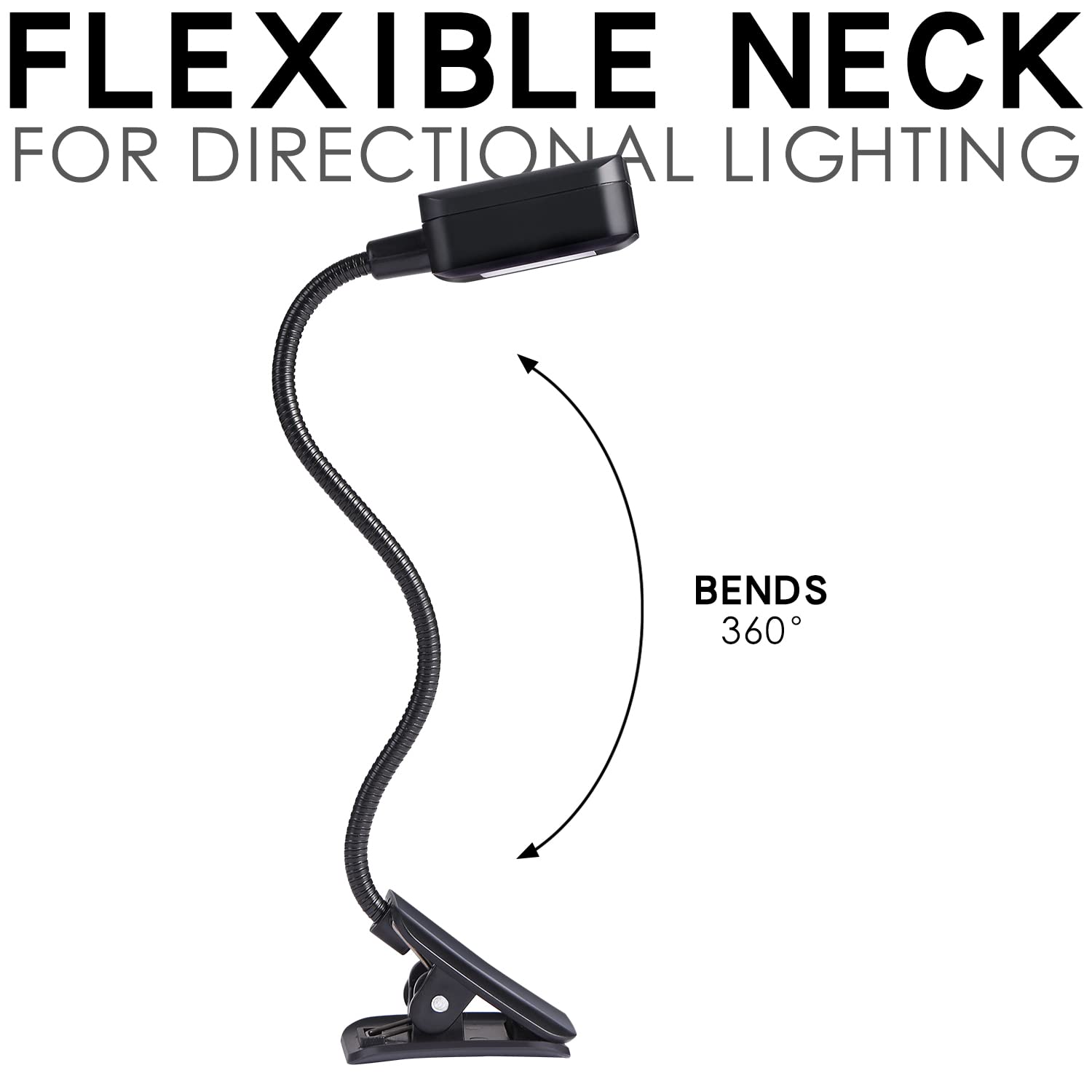 KunHe Rechargeable Clip-On Book Lights, 30 Pack, Lightweight, Black, Model J1-30, Perfect for Reading at Night, Great Gifts for Book Lovers