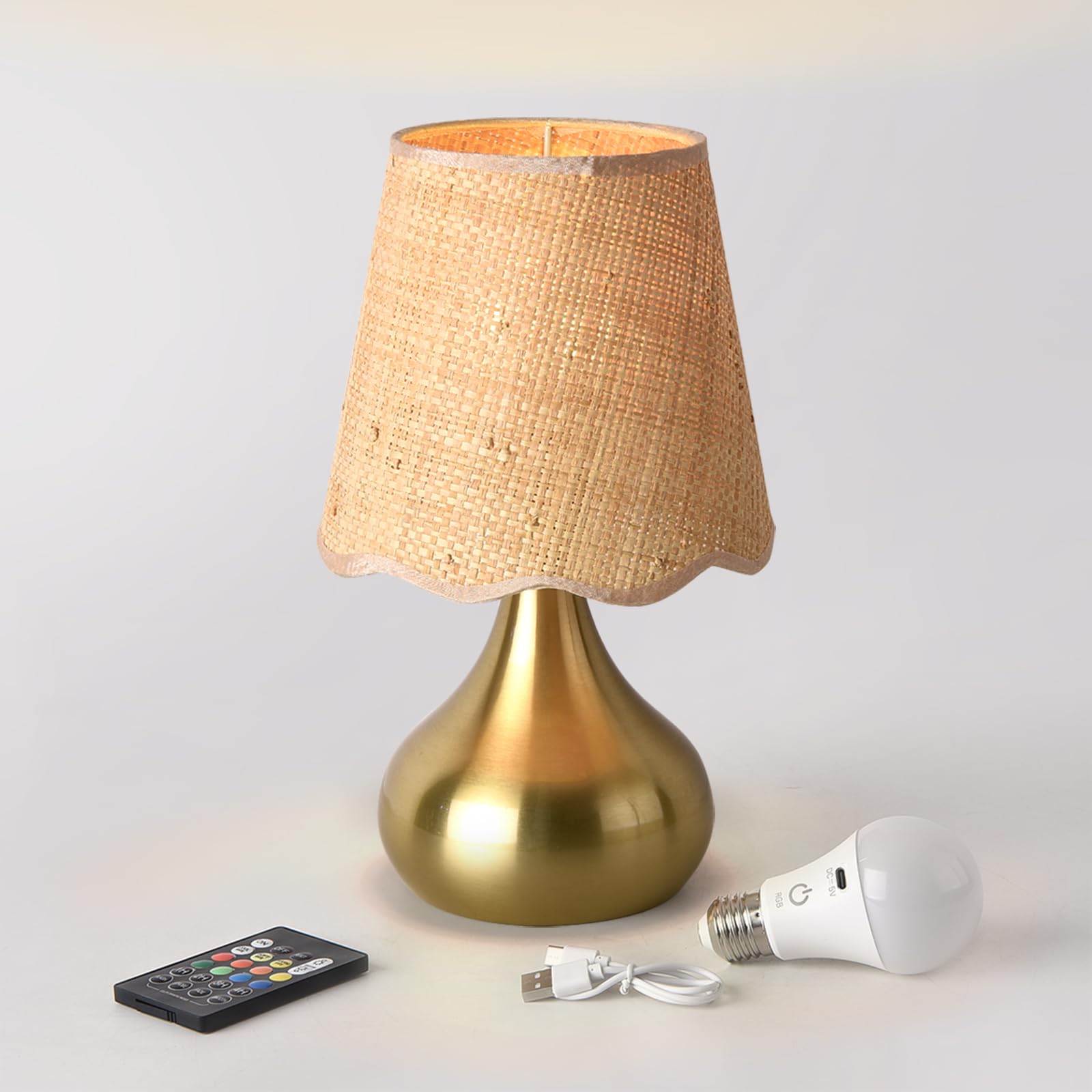 Ziqqeelam Cordless Table Lamp Rechargeable, Good Small Table Lamp For Nightstand, Battery Operated Small Table Lamp For Small Sp