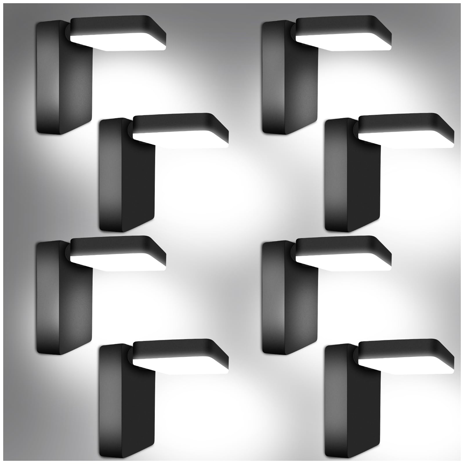 Ledmo 60W Led Outdoor Wall Light 360 Rotatable Head With 180 Tilt Modern Commercial Security Lights Exterior Rotate Freely Patio