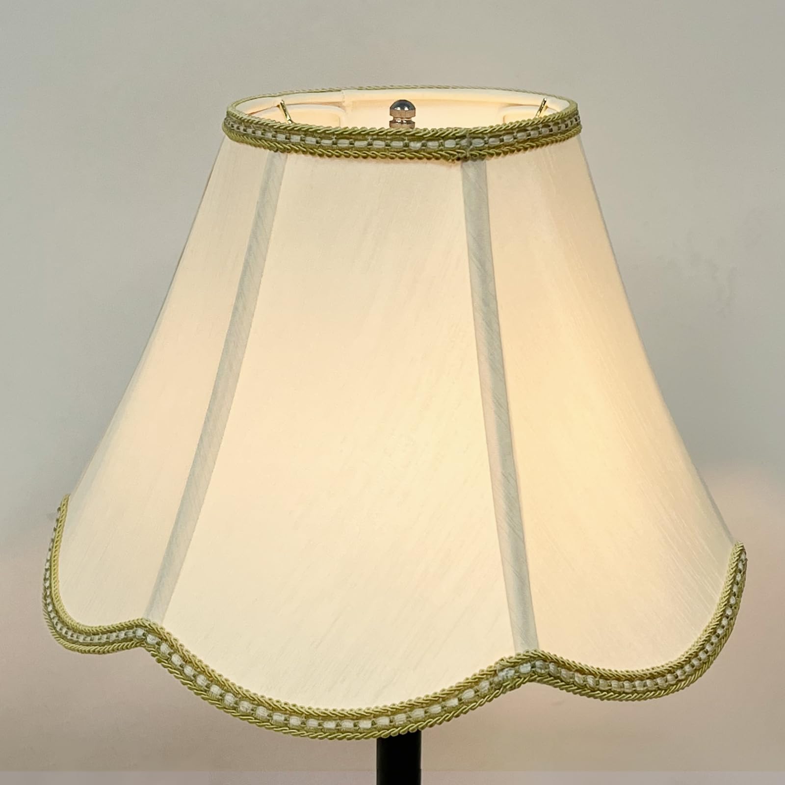 Tootoo Star Small Bell Shaped Lampshade, 6 X 13 X 9.25, Handmade Beige Fabric, Model Sx0214Mh