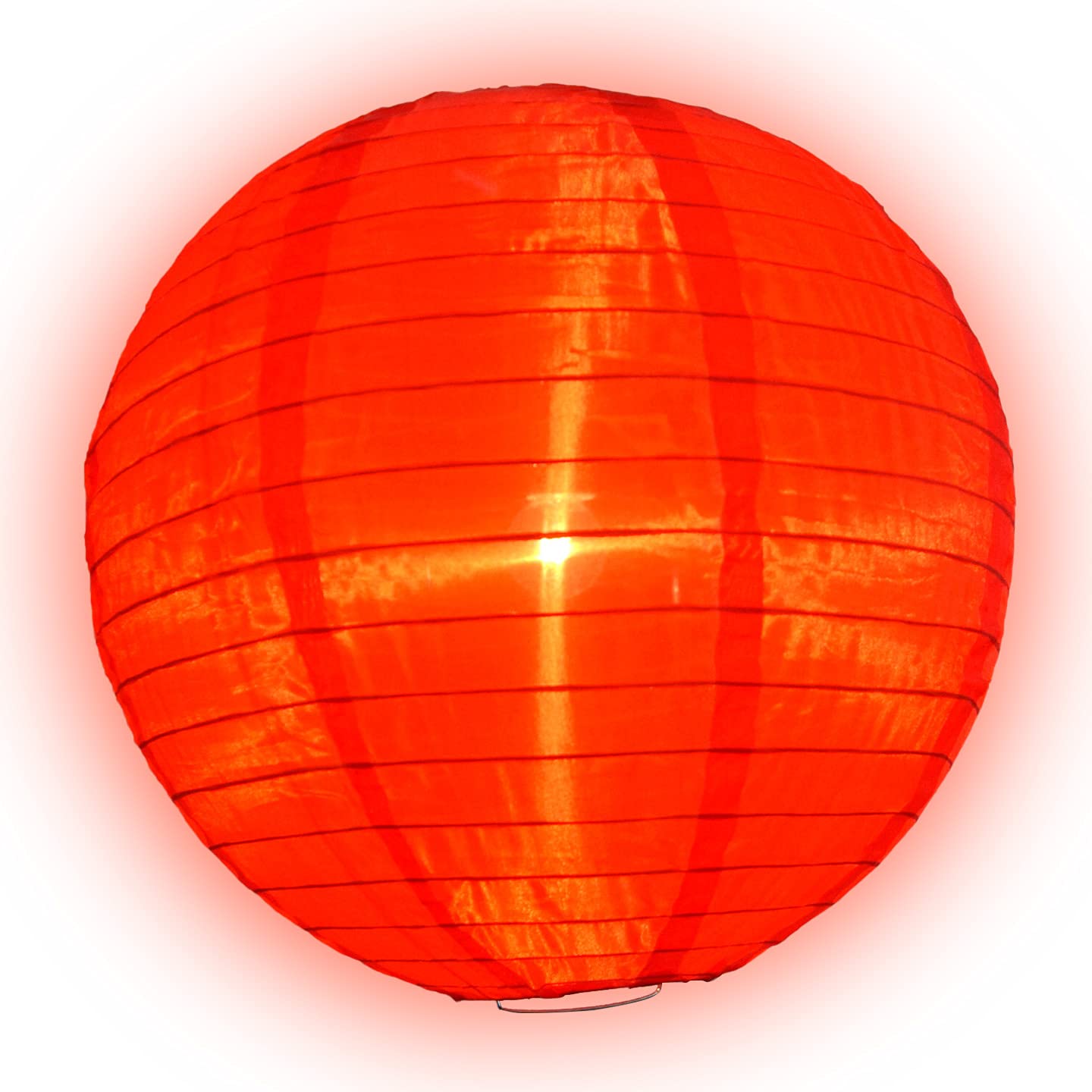 Paperlanternstore.Com 10 Inch Red Nylon Lantern, Durable Hanging Decoration