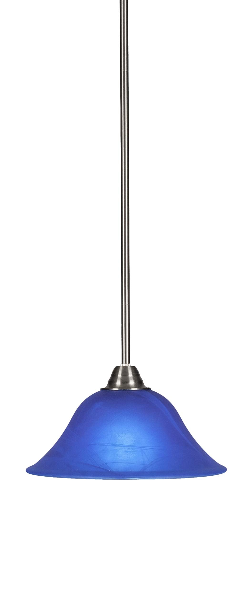 Toltec Lighting Paramount 1 Light Mini Pendant in Brushed Nickel (3401-BN-435)