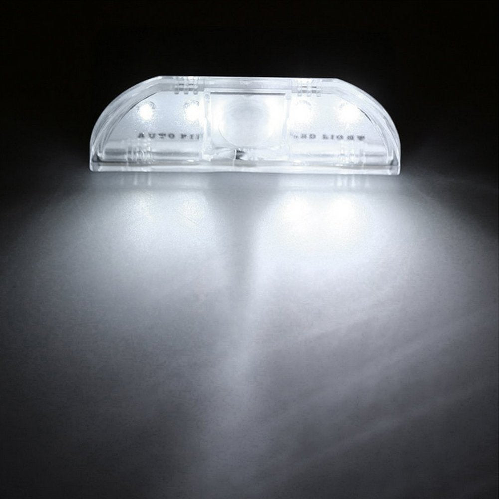 Dayuup Keyhole Light Lamp - PIR Infrared Auto Sensor with 4 LED, Wireless Night Light, 9*05, White, Model: shakeball