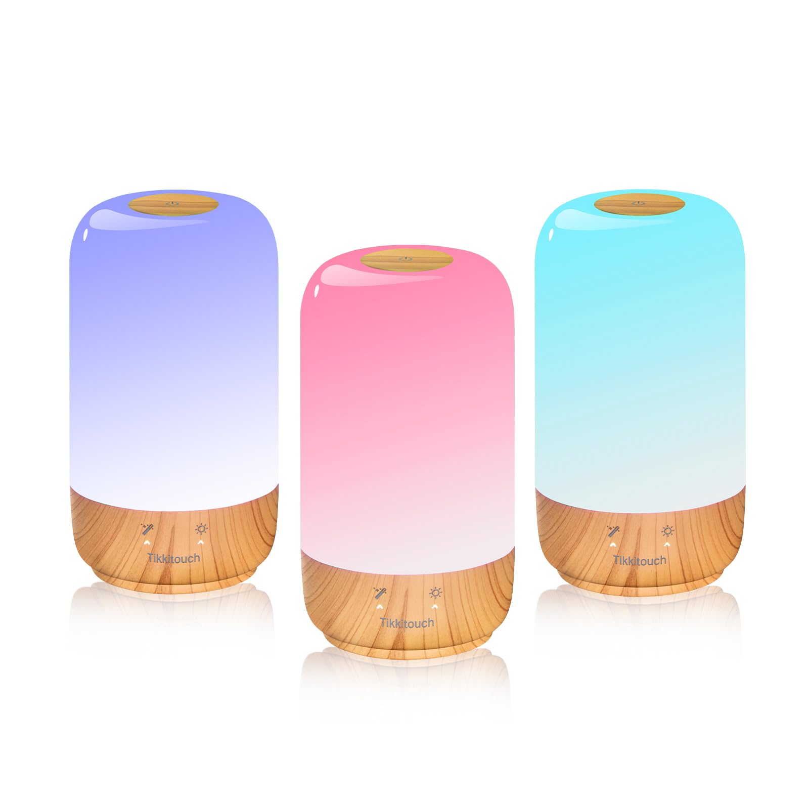 Tikkitouch Long Distance Touch Lamp WiFi and Bluetooth Setup Relationship Best Friend Light Up Lamp Couple Gifts App Control (Se