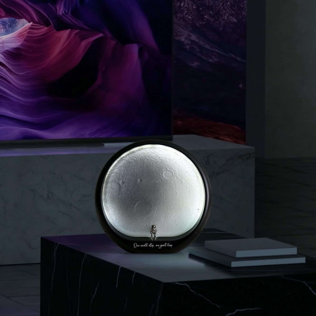 Mamre Lunar Landing Moon Lamp Table Lamp Moon Night Light Space Astronaut Themed Gift For Anniversary Valentine'S Day Birthday