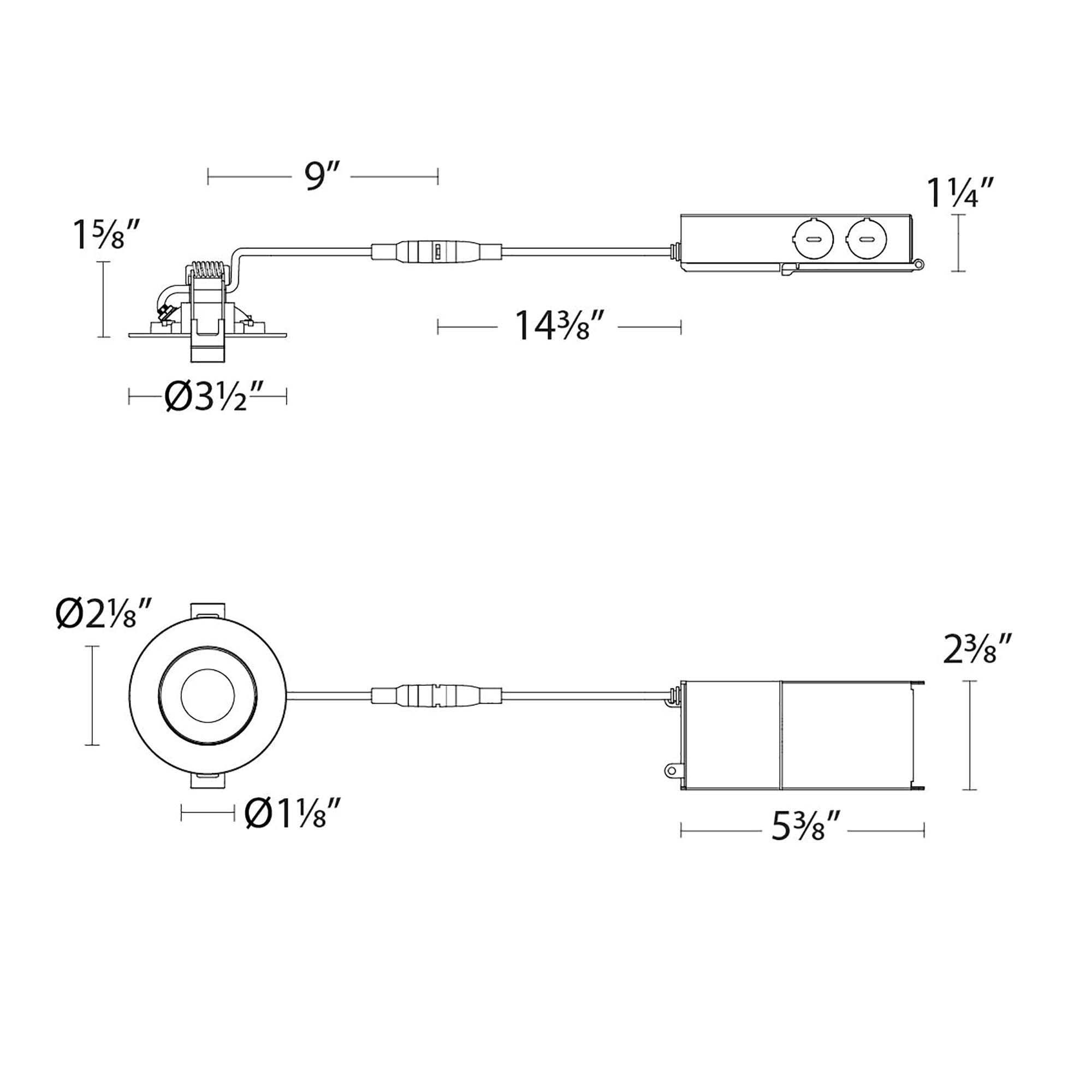 Wac Lighting, Lotos 2In Led Round Adjustable Recessed Kit 3000K In White (Pack Of 6)