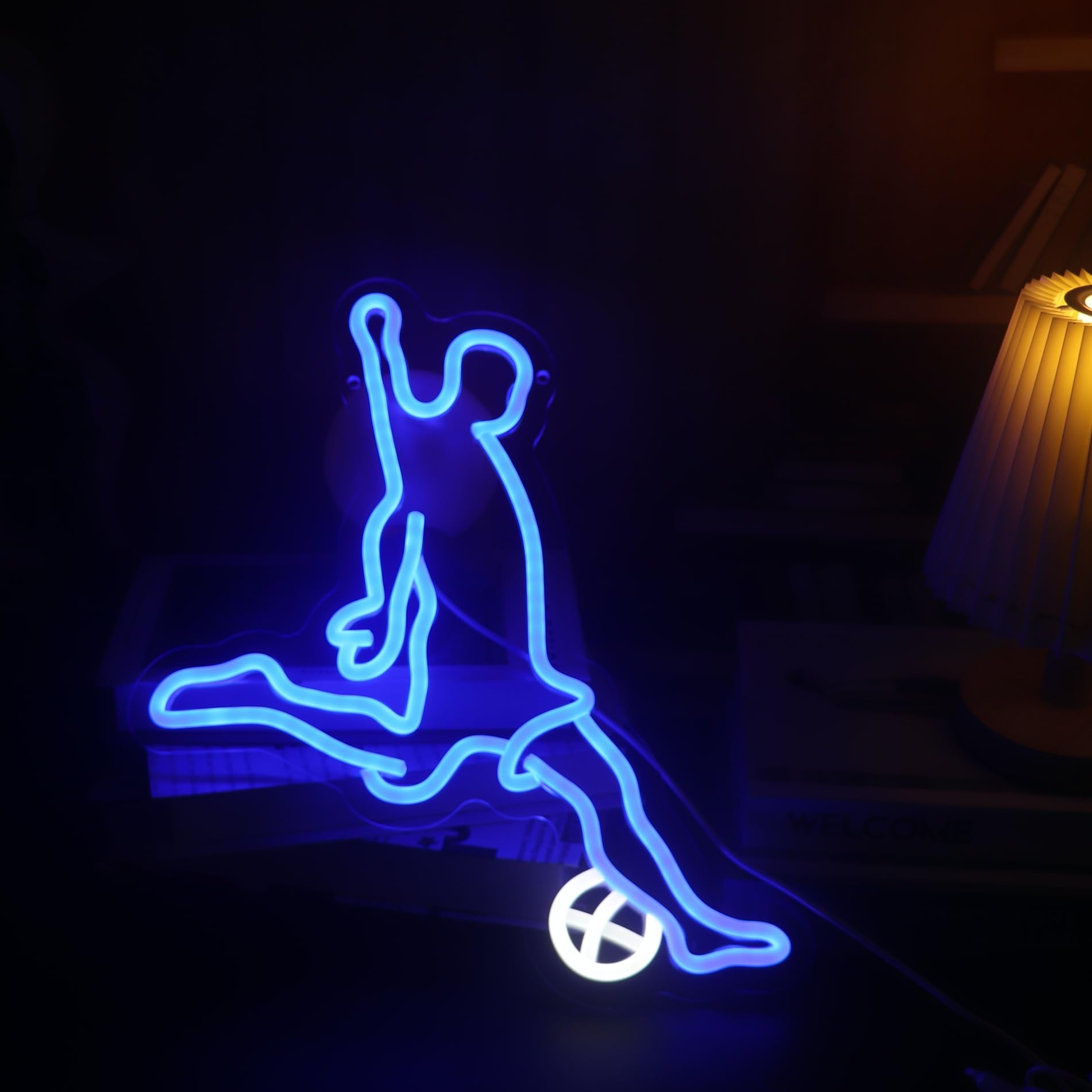 Football Lover Neon Sign  Soccer Sport Neon Light Sign  Football Club Lights  Led Light Up Signs For Football Team Dormitory Man Cave  Bedroom Game Room Wall Art Decorations Christmas Birthday Gifts