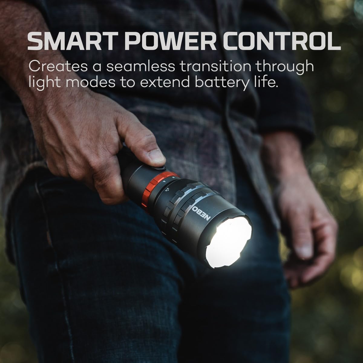 NEBO Davinci Rechargeable Waterproof Handheld Flashlight & Power Bank - Storm Gray, One Size, Model NEB-FLT-1011