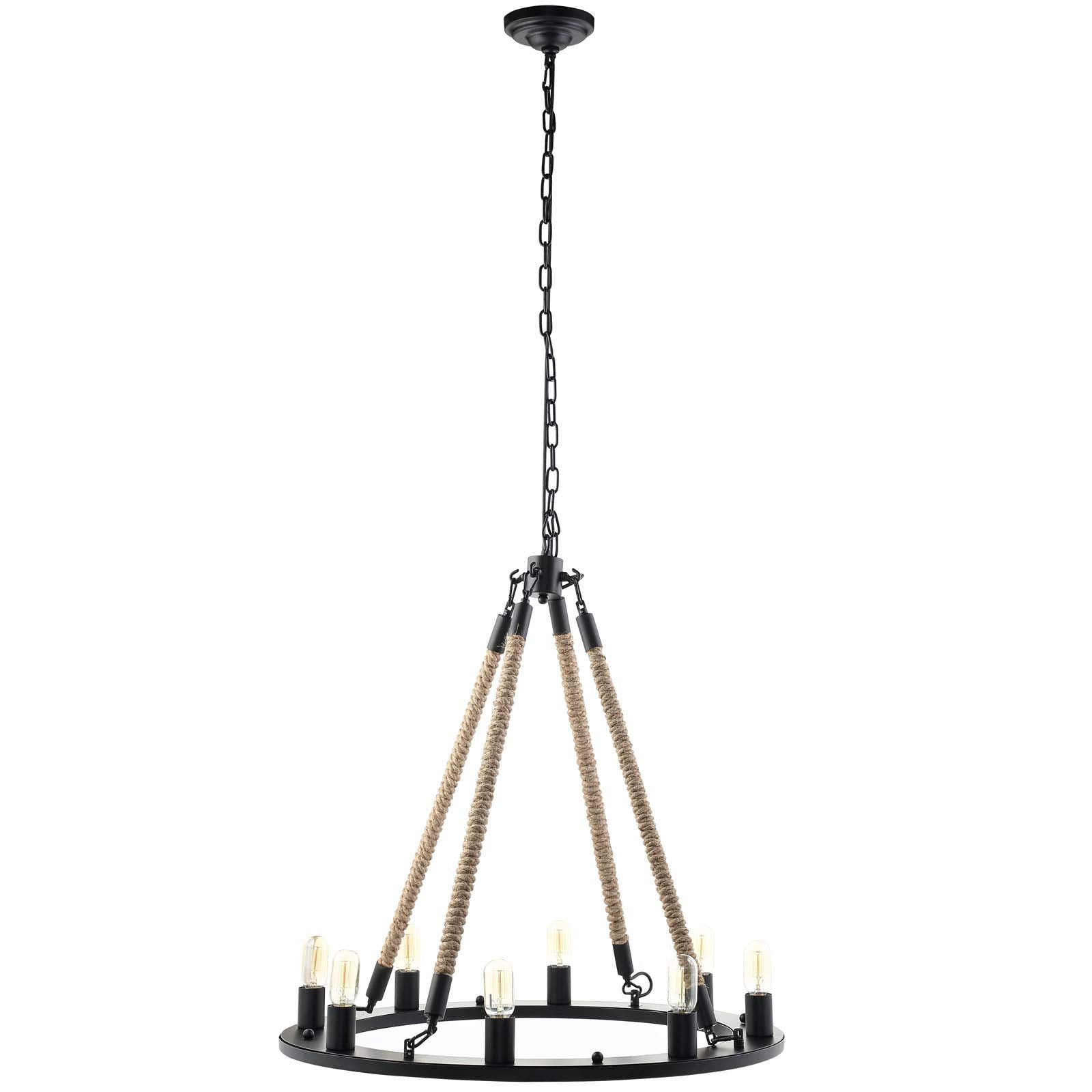 Modway EEI-1574 Modway Encircle Chandelier, 31.5 x 31.5 x 31.5, Black