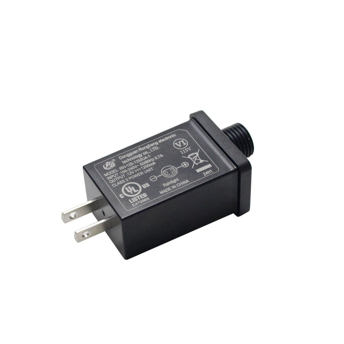 BEINUOYI Replacement Yard Inflatable Adapter Power Class 2 Power Supply 12V-1250mA IP44 Low Voltage Transformer for Courtyard La