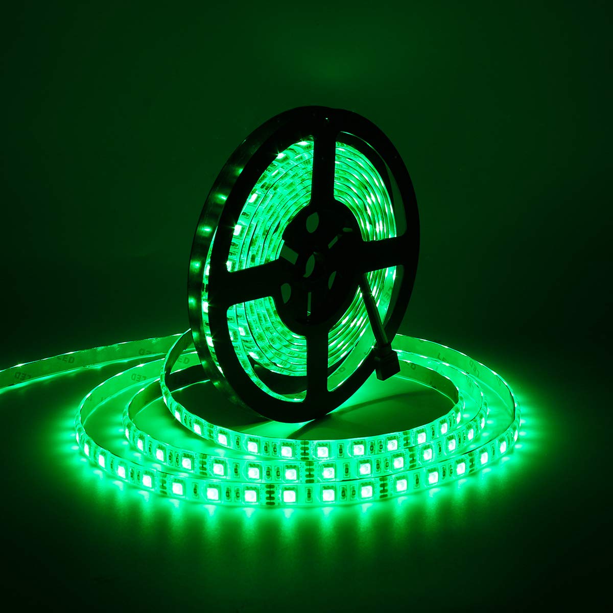 SUPERNIGHT LED Strip Lights 16.4FT RGB Waterproof 300 LEDs Flexible Light Rope + 44Key IR Remote Controller, Model EBT346-FT