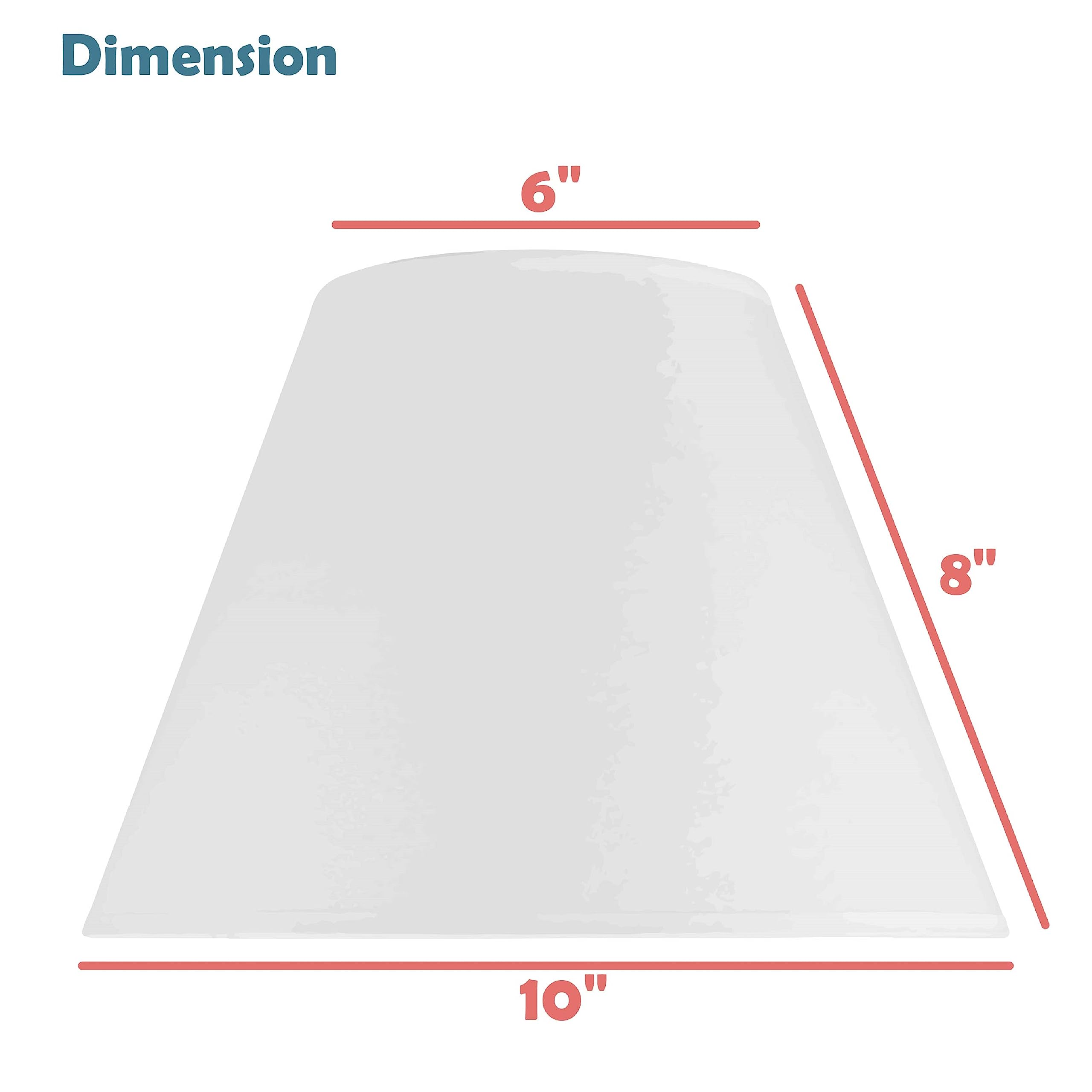 Aspen Creative 32983, Empire Spider Lamp Shade, Natural Banana Leaf, 6'' Top X 10'' Bottom X 8'' Slant Height