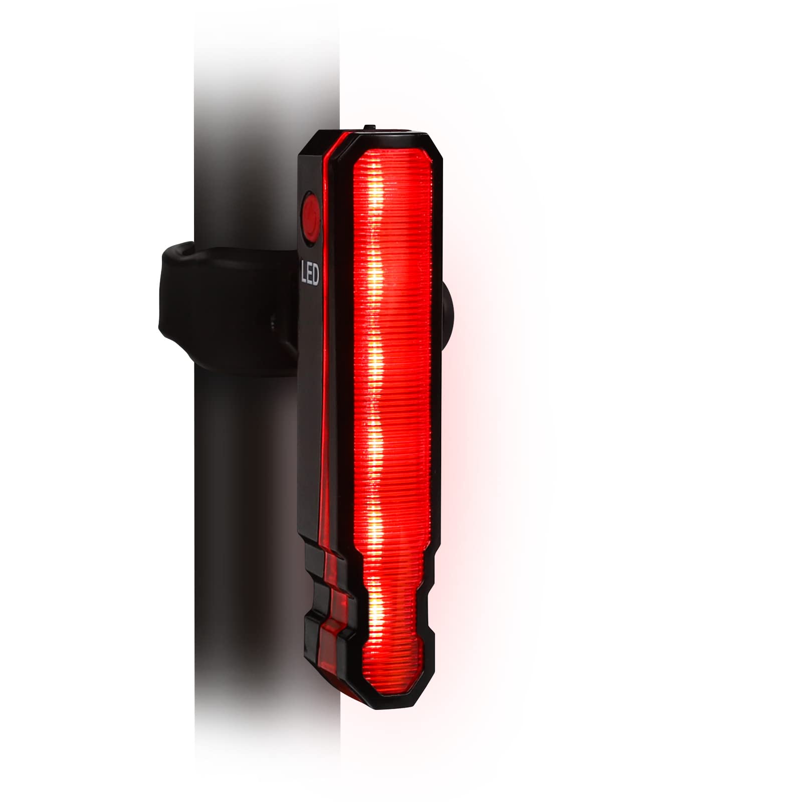WINDFIRE Bike Tail Light Rechargeable, Red LED Rear Bike Lights, 6 Light Modes, Bicycle Laser Back Taillight Cycling Safety Warn