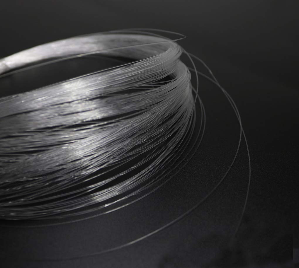 Azimom 100M Pmma Plastic End Glow Fiber Optic Cable 0.25Mm For Led Star Sky Ceiling Lights