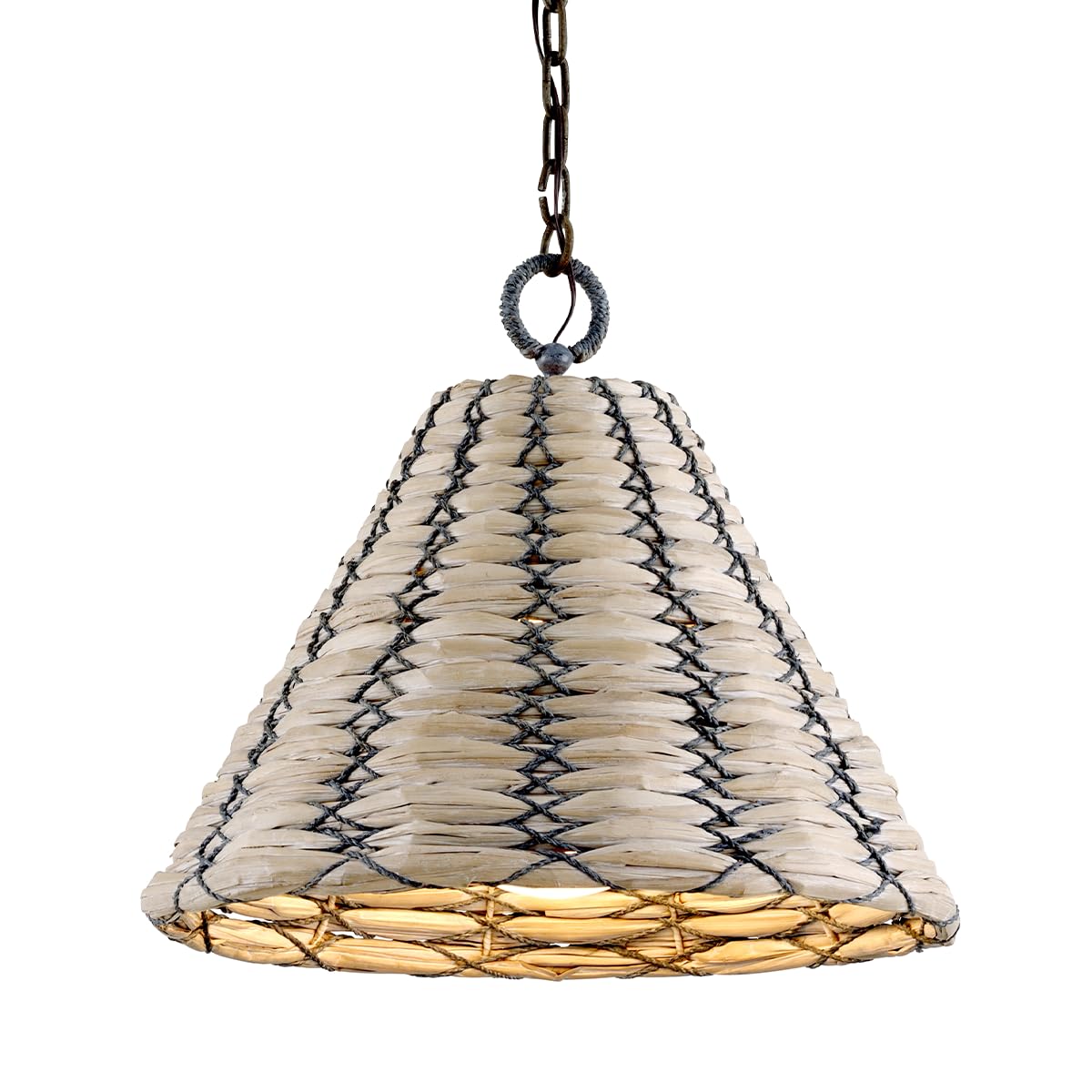 Troy-Standard F7213 Solana - 1 Light Chandelier 19 inches Tall and 22.25 inches Wide - EARTHEN Bronze