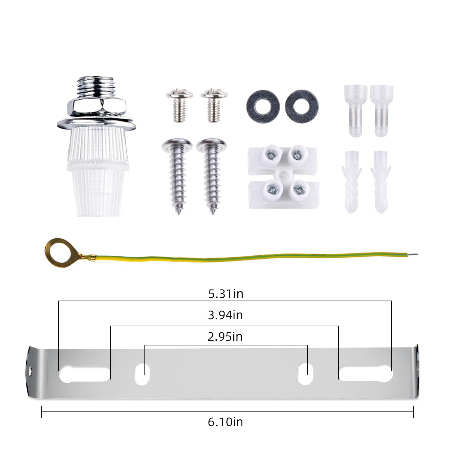 Arturesthome 7'' Wood Ceiling Canopy Light Kit Rewind Single Hole With Hardware, Ceiling Plate For Pendant Lighting Chandelier,