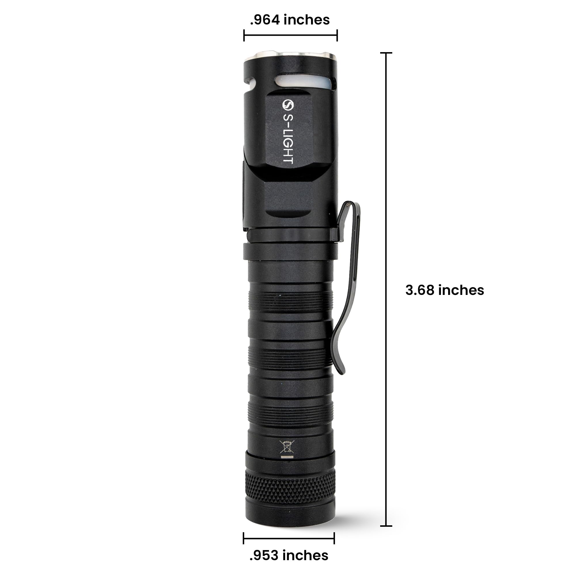 Rechargeable Tactical Flashlight, 1400LM Magnetic Base LED Light with Right Angle Head, Pocket Flashlight for Work, Camping & Em
