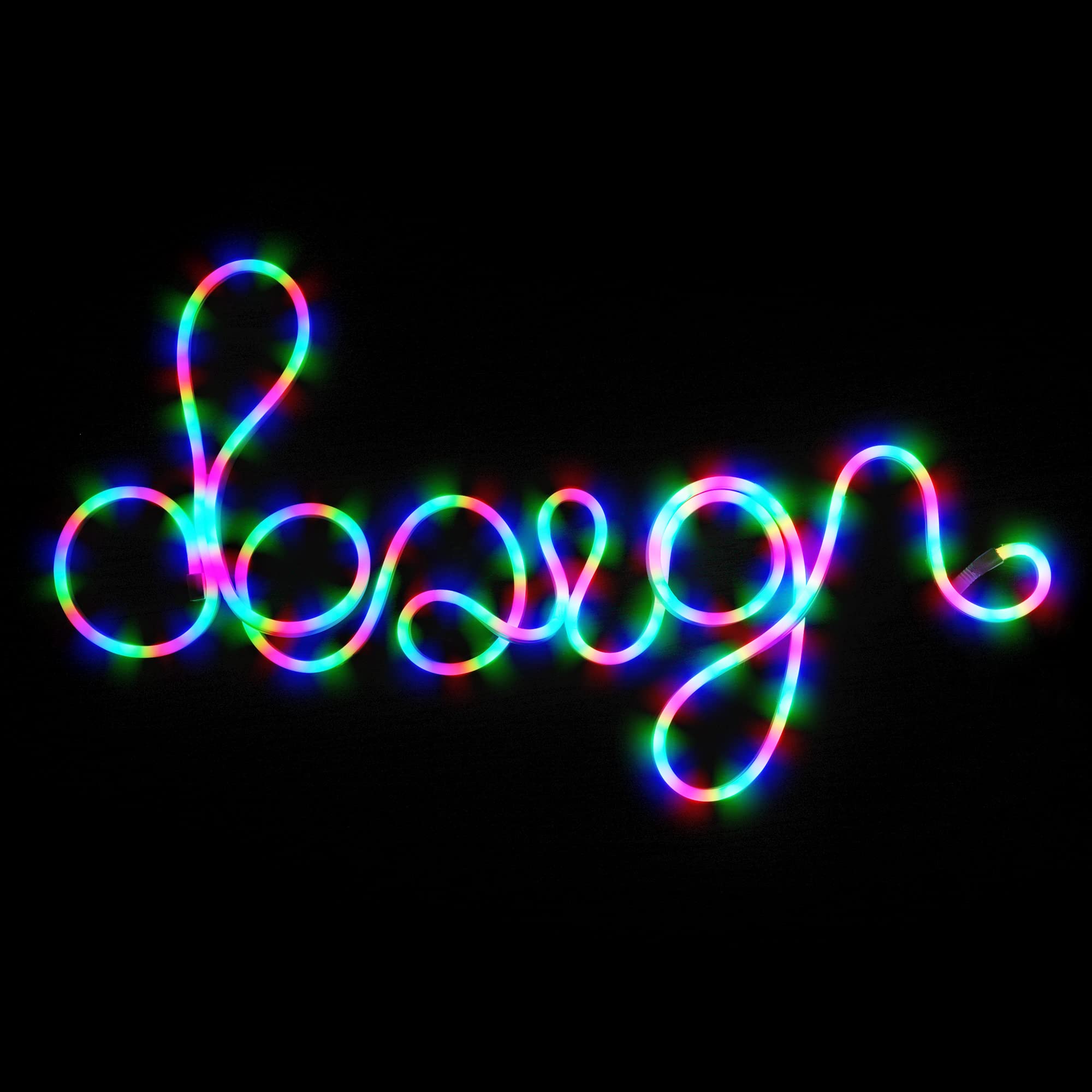 Xtreme Digital 6.5 Ft Multicolor Neon Led Strip - Easy Install, Durable Plastic Material