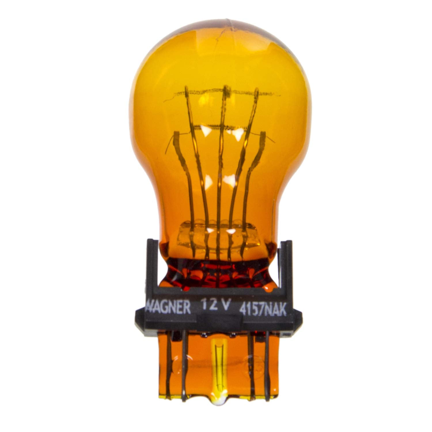 Wagner Long Life Multi-Purpose Light Bulb, Card of 2, Glass, Assorted Colors, Model BP4157NALL